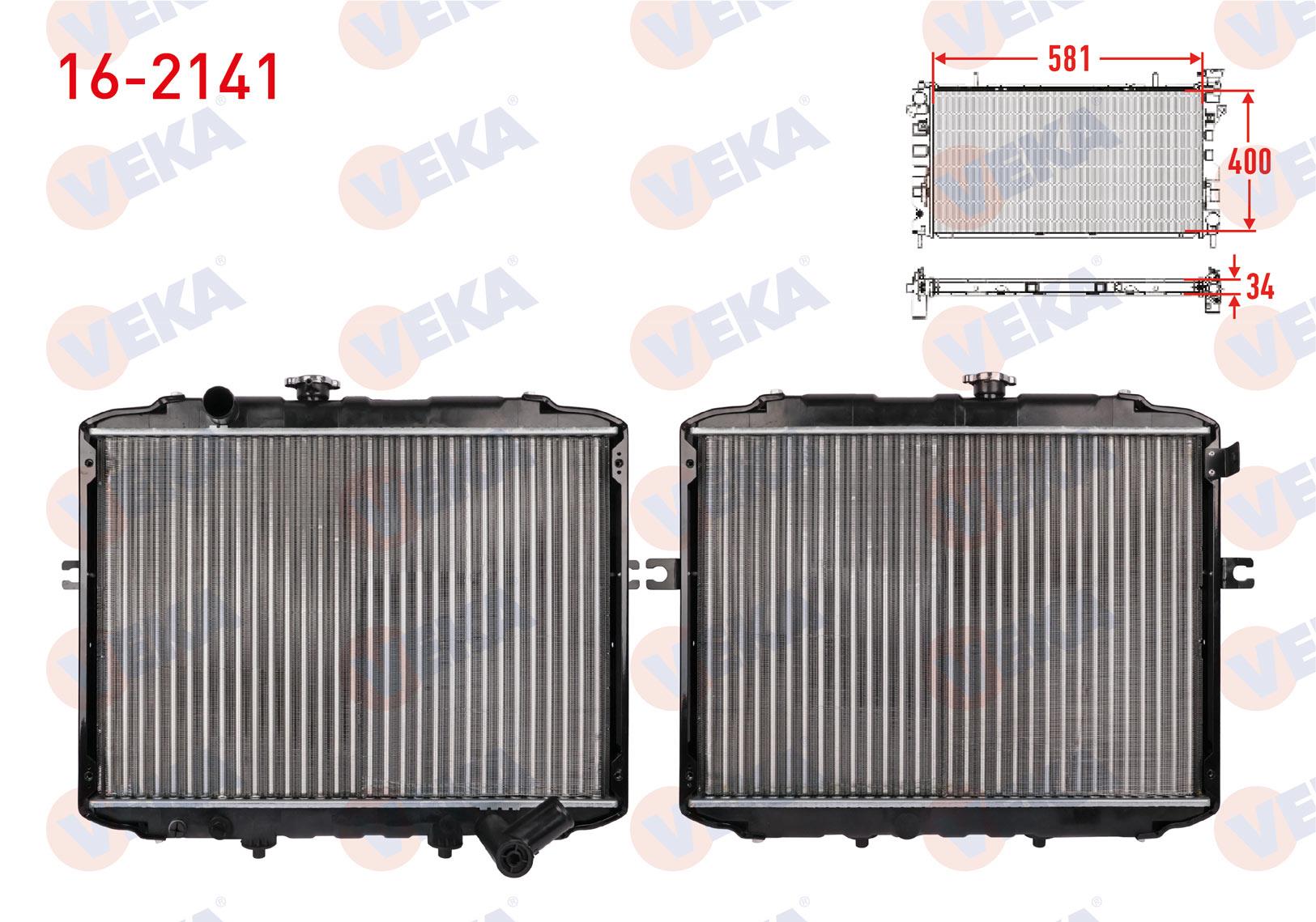 SU RADYATORU MEKANIK HYUNDAI H100 2.5 D (KAMYONET) 1997-2004