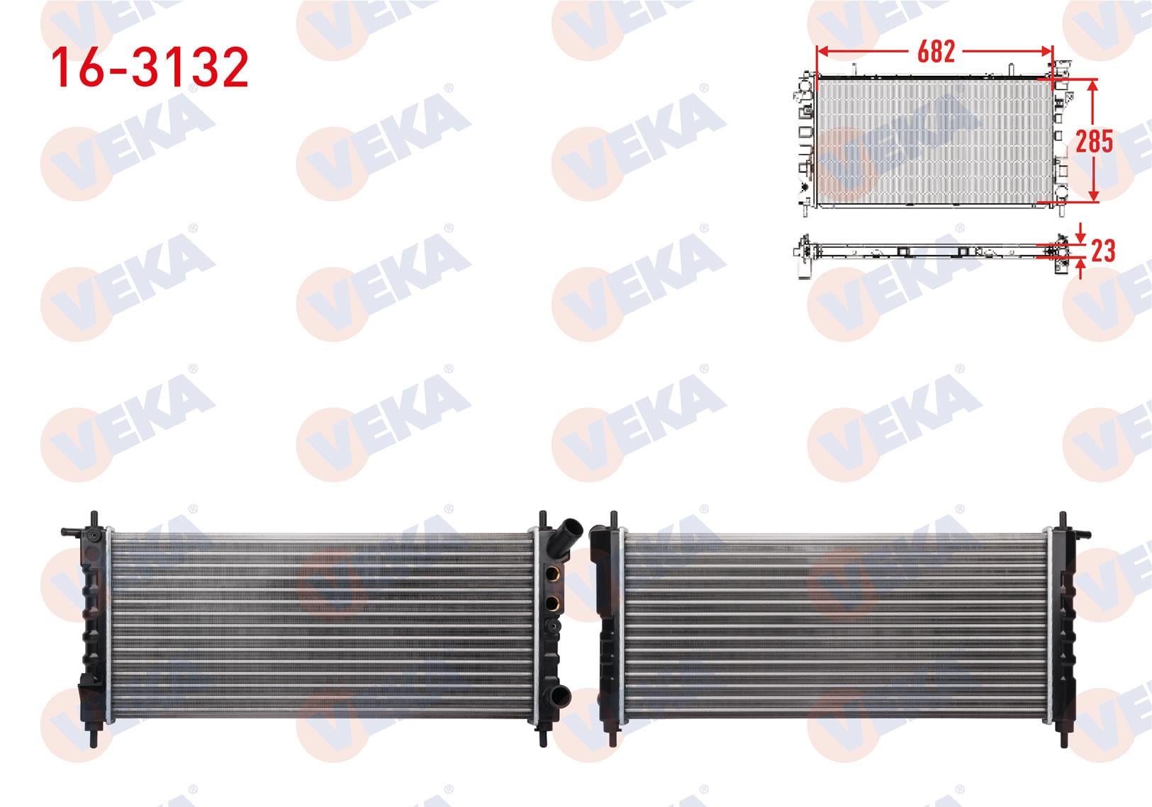 SU RADYATORU MEKANIK OPEL CORSA B 1.0i 12v M-T 1993-2000