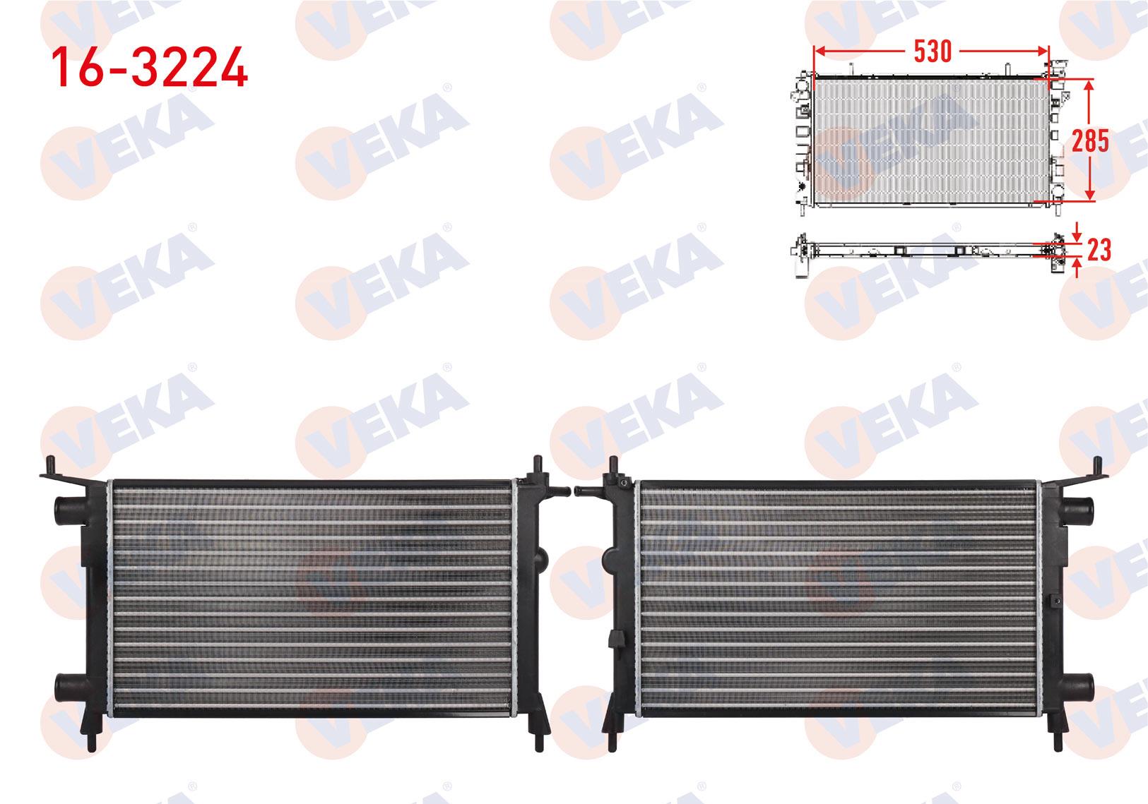 SU RADYATORU MEKANIK OPEL CORSA B 1.0i 12v M-T 1993-2000