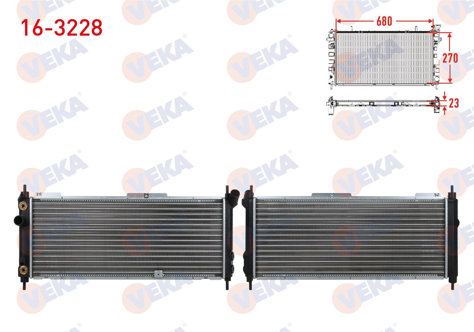 SU RADYATORU MEKANIK OPEL CORSA B 1.2i 16v A-T 1993-2000