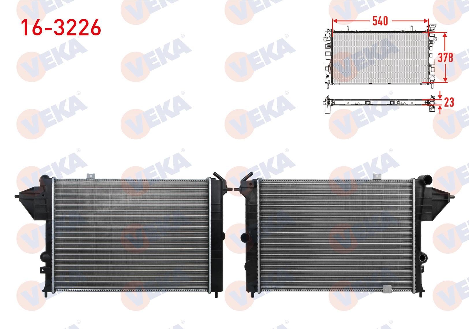 SU RADYATORU MEKANIK OPEL VECTRA A 1.7 D M-T 1988-1995