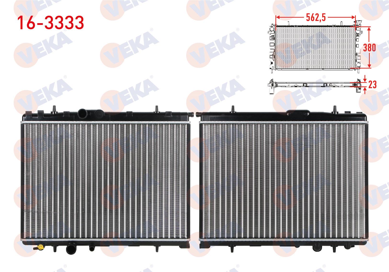 SU RADYATORU MEKANIK PEUGEOT 206 (2A/C) 1.4i 16v A-T AC+/- 1998-2006