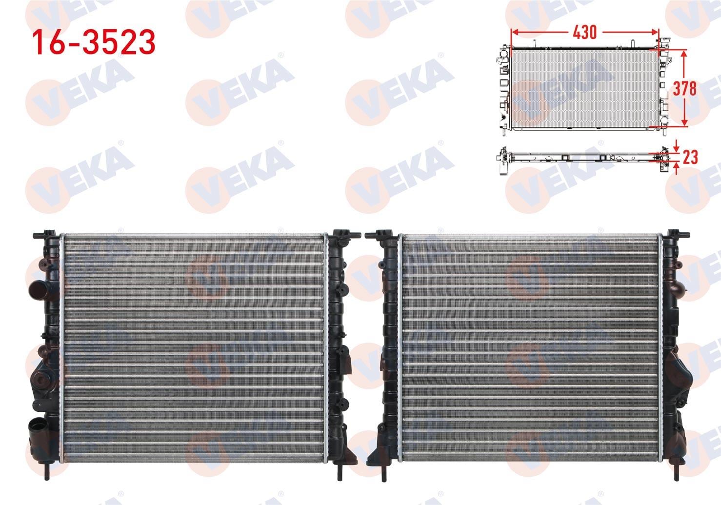 SU RADYATORU MEKANIK RENAULT CLIO II (BB0/1/2,CB0/1/2) 1.4i M-T 1998-2005
