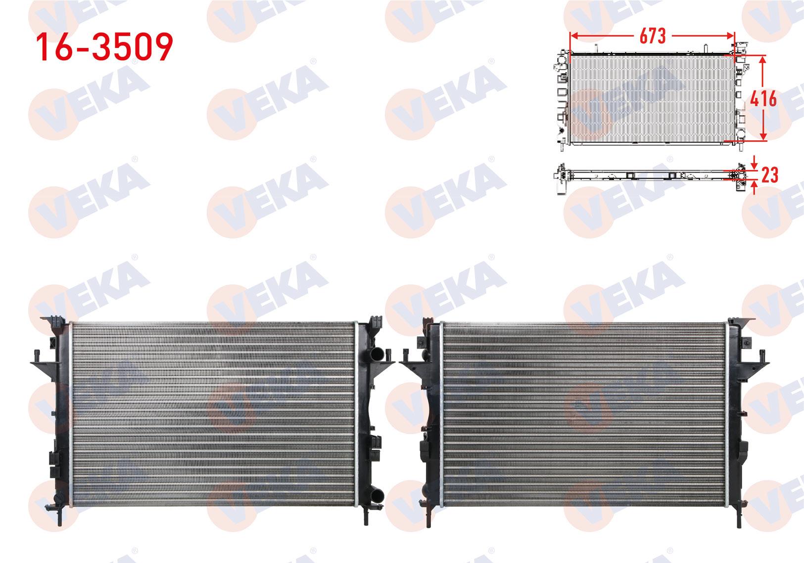 SU RADYATORU MEKANIK RENAULT LAGUNA II (BG0/1) 1.6i 16v A-T/M-T 2001-2007
