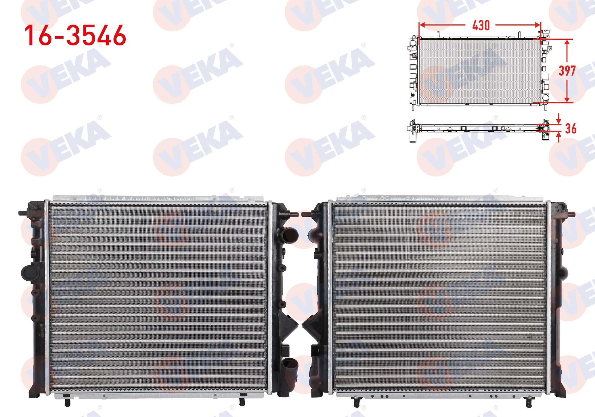 SU RADYATORU MEKANIK RENAULT R19 1.4 KARBURATORLU M-T/A-T AC+/- 1988-2000