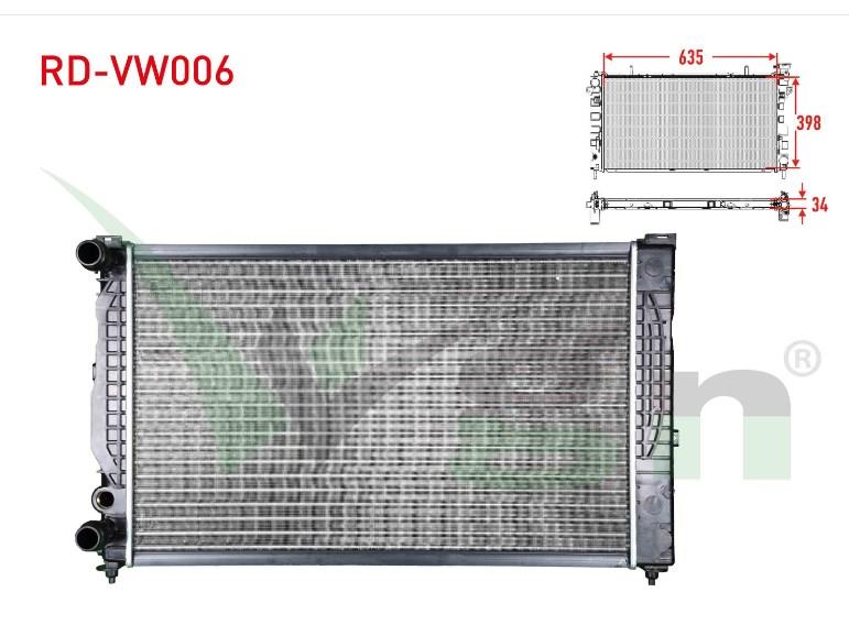 SU RADYATORU MEKANIK VOLKSWAGEN PASSAT (3B3) 1.6 M-T 2000-2005 8D0121251Q 8D0121251E 8D0121251K 4B0121251G