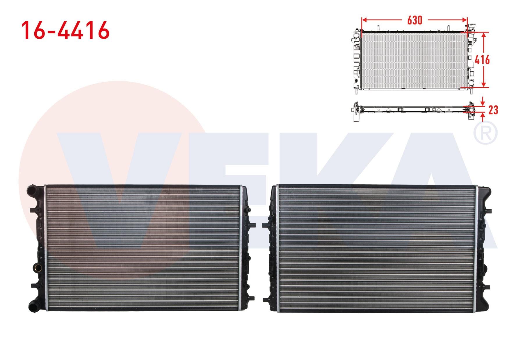 SU RADYATORU MEKANIK VOLKSWAGEN POLO (9N_) 1.4i 16v M-T 2001-2012