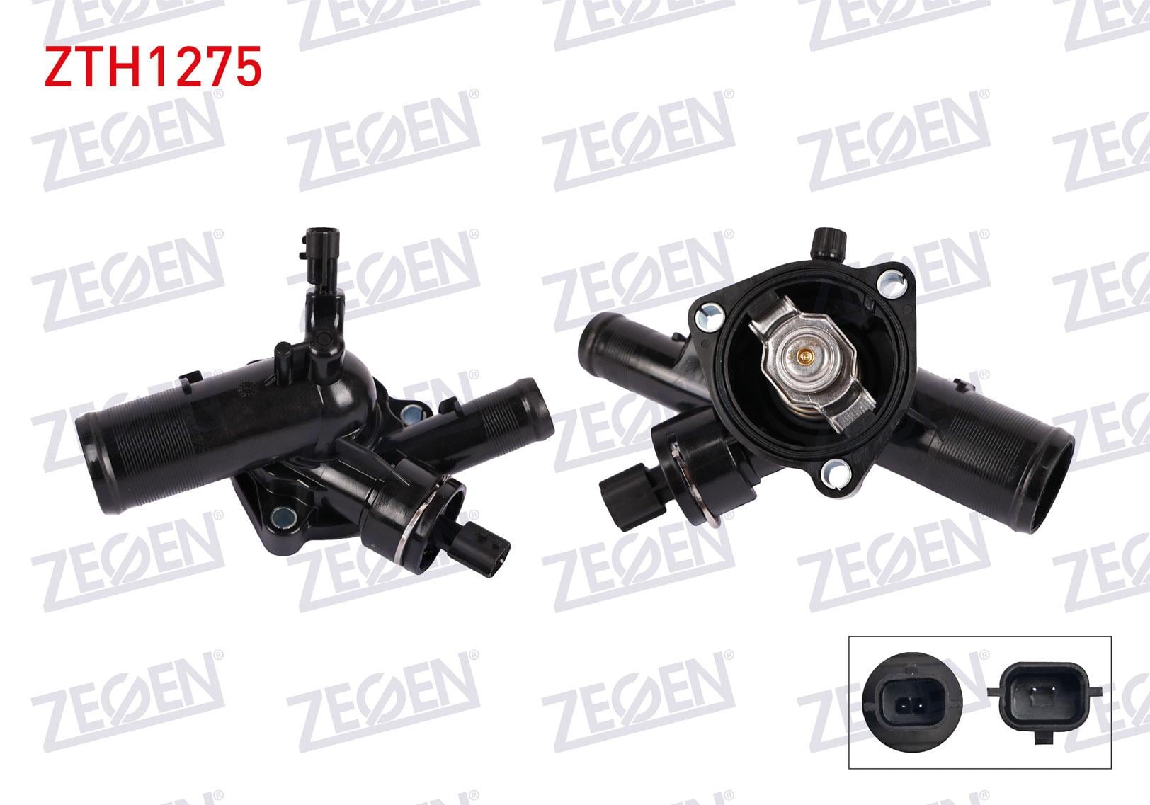TERMOSTAT KOMPLE CIFT MUSURLU PLASTIK 108 °C RENAULT CLIO III 1.2i 16v 2005-2012
