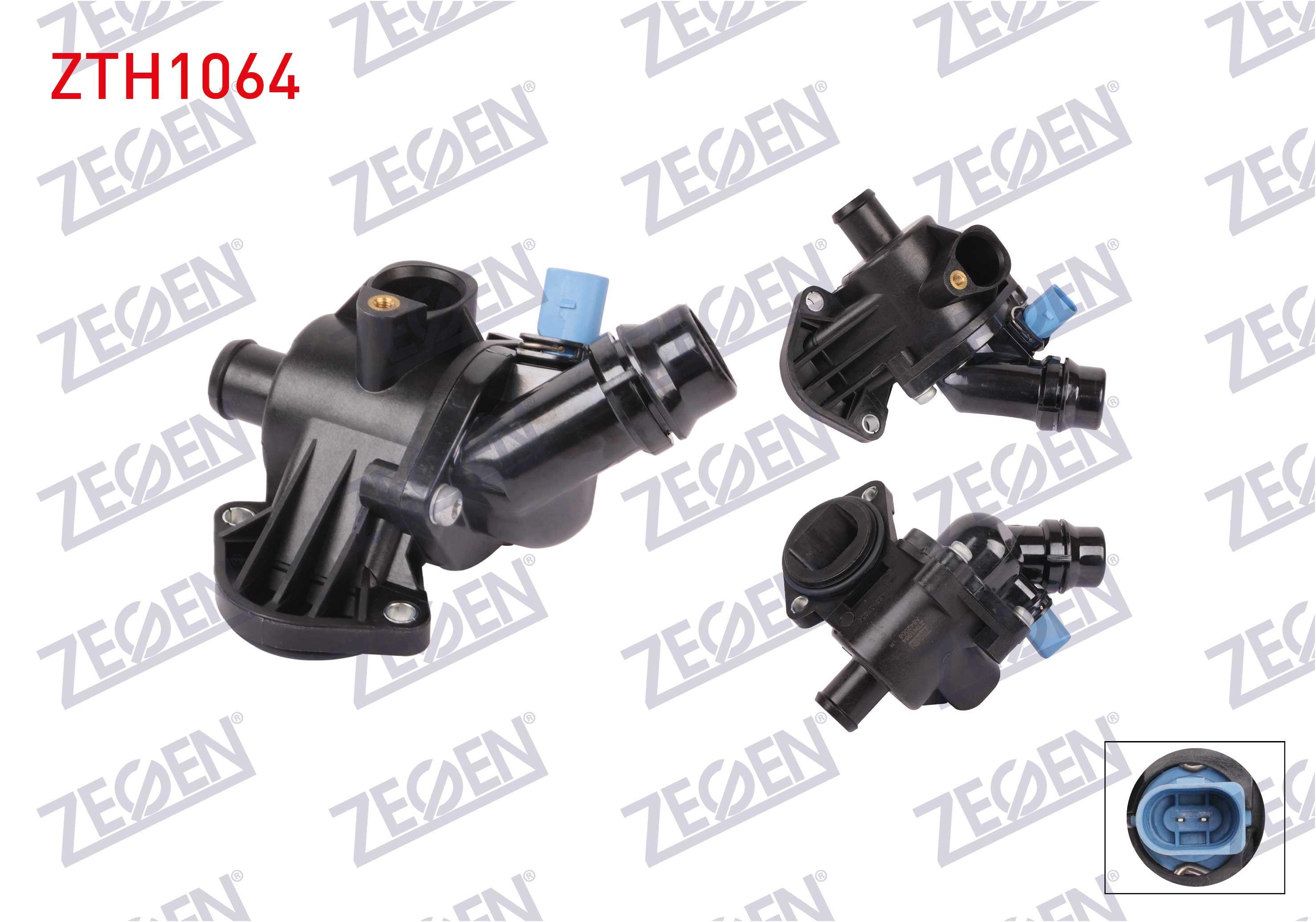 TERMOSTAT KOMPLE ELEKTRIKLI 100 C VW PASSAT 2.0 2000-2005 / AUDI A4 1.8 T - 2.0 2000-2008 / A6 2.0 1997-2004