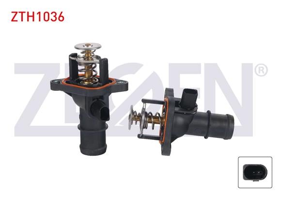 TERMOSTAT KOMPLE MUSURLU 105 C AUDI A3 1.6 1996-2003/ SEAT LEON 1.6 1999-2006/ SKODA OCTAVIA 1.6i 1996-2004/ VW GOLF IV 1.6i 1997-2005/ BORA 1.6i 1998