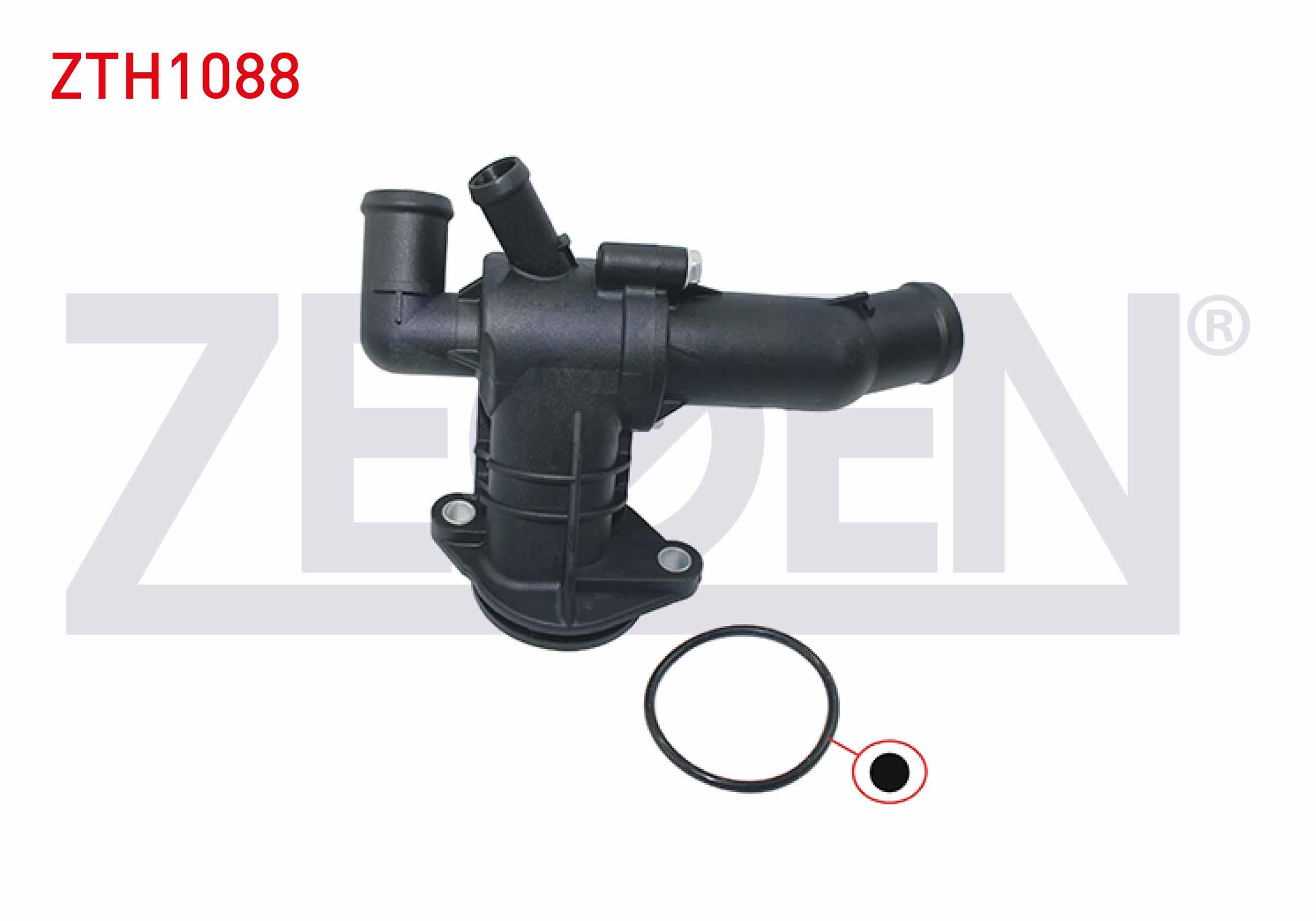 TERMOSTAT KOMPLE MUSURLU 87 C VW POLO 1.2 TDI 2009- / SEAT IBIZA V 1.2 TDI 2008- / SKODA FABIA II 1.2 TDI 2006-2015 / ROOMSTER 1.2 TDI 2006-