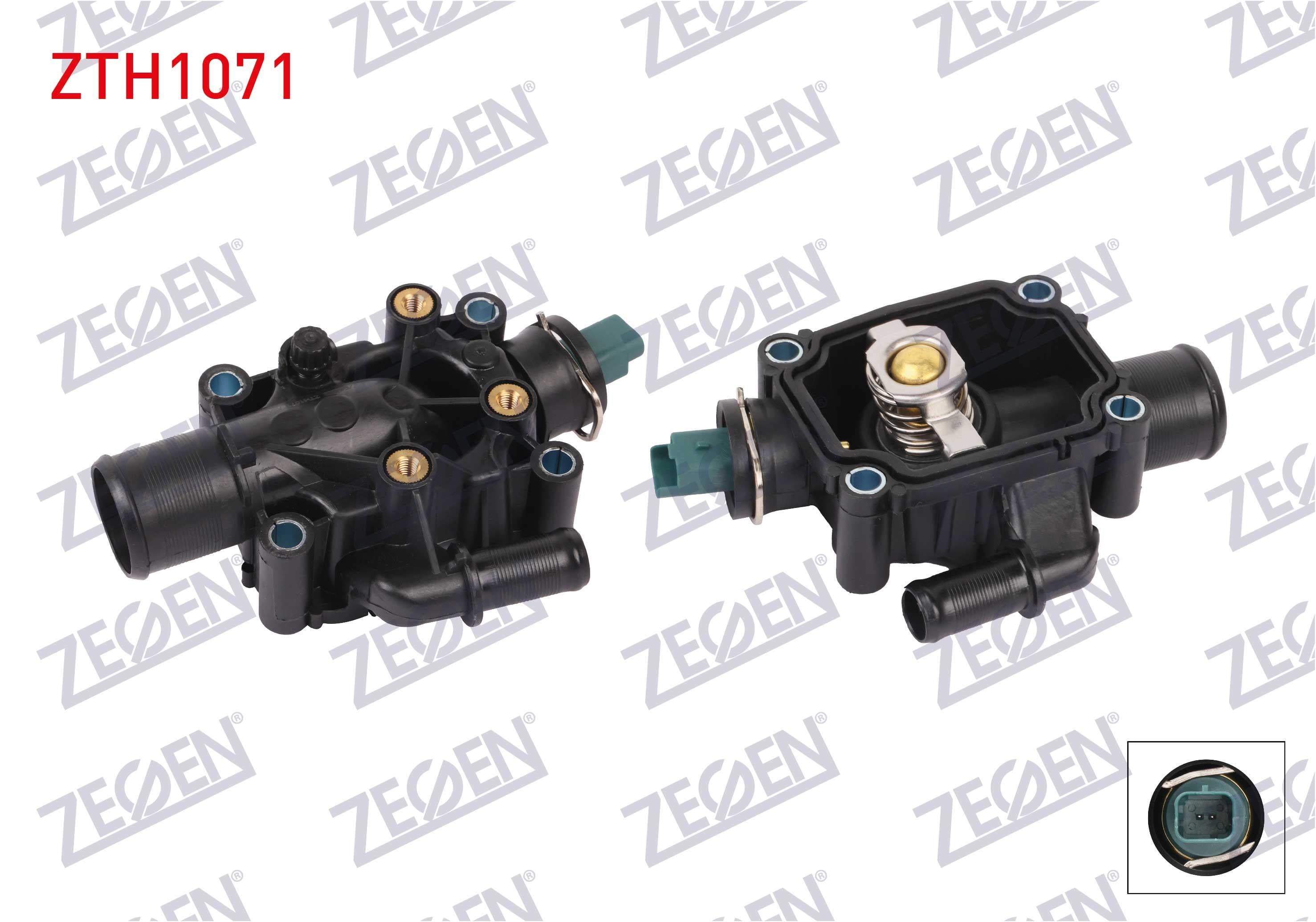 TERMOSTAT KOMPLE MUSURLU 91 C CITROEN C-ELYSEE 1.6 VTI 2012- /  C2 1.4 2003-2009 / C3 1.6 2002-2009 / PEUGEOT 301 1.6 VTI 2012- / 207 1.6 16v VTI 2006-2012 / 307 1.6 2000-2007