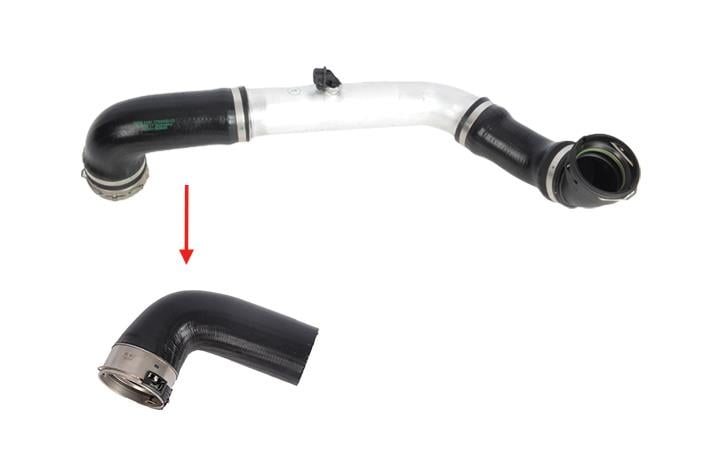 TURBO HORTUMU METAL BORU HARİÇ OK İLE GÖSTERİLEN HORTUM E60 M57 D30 535D 11617799402 11617797696