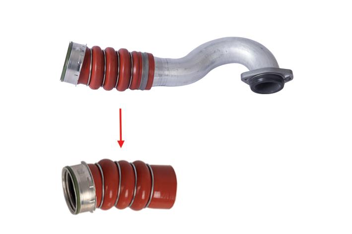 TURBO HORTUMU METAL BORU HARİÇ OK İLE GÖSTERİLEN HORTUM BMW X5 3.0 D. E70 BMW X6 3.0 D. E71 11617823961