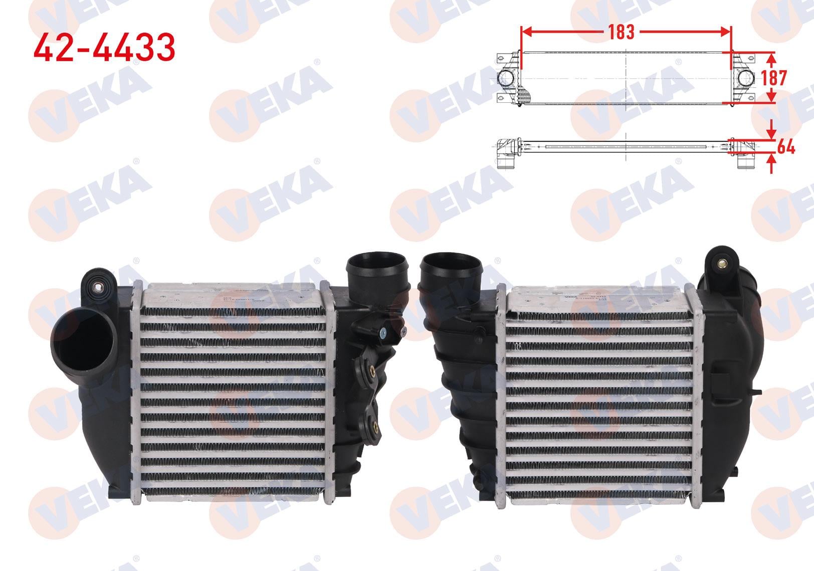 TURBO RADYATORU (INTERCOOLER) AUDI A3 1.8 T 150 hp 1996-2003