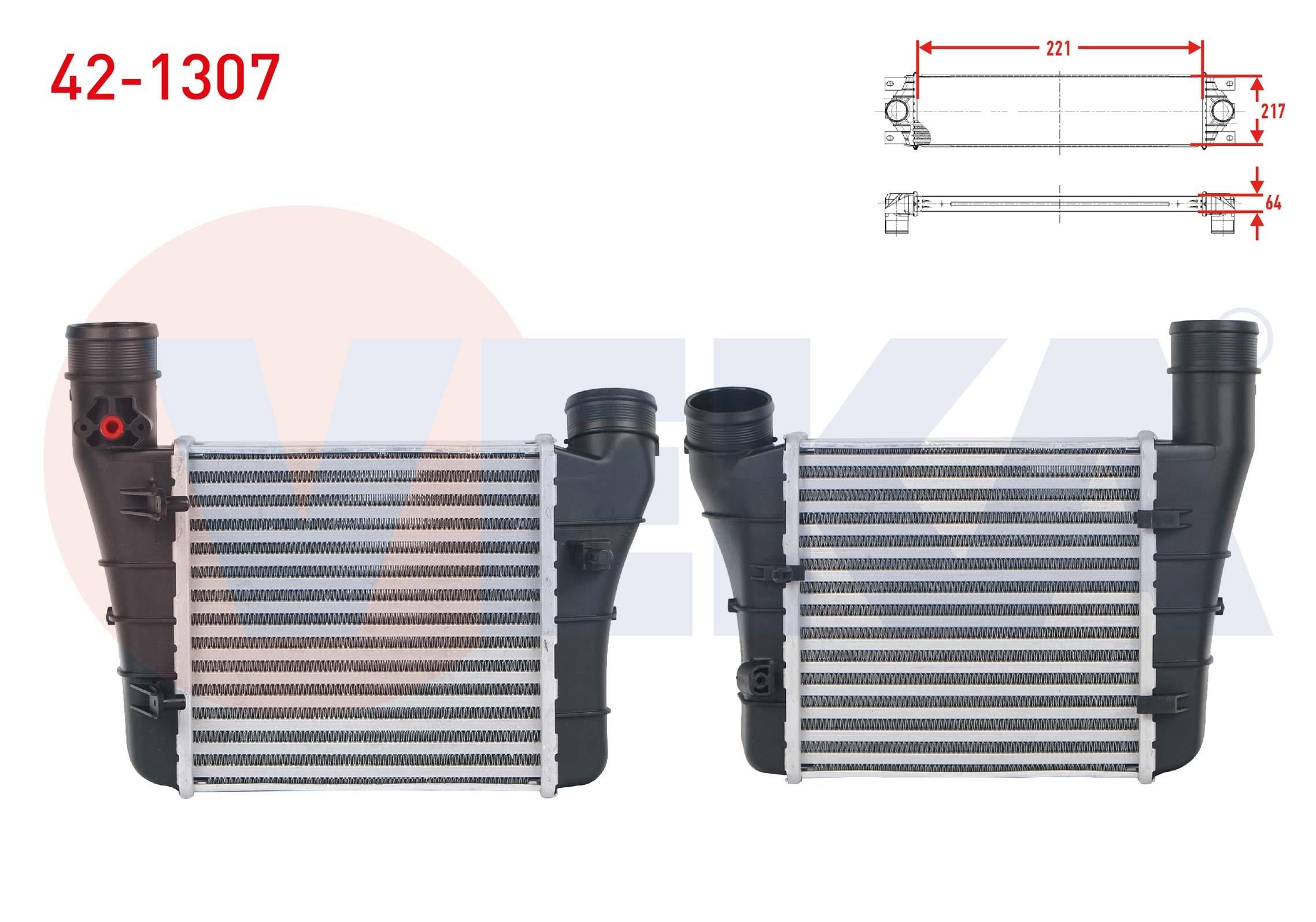 TURBO RADYATORU (INTERCOOLER) AUDI A4 2.0 TDI - 2.0 TFSI QUATTRO 2004-2008