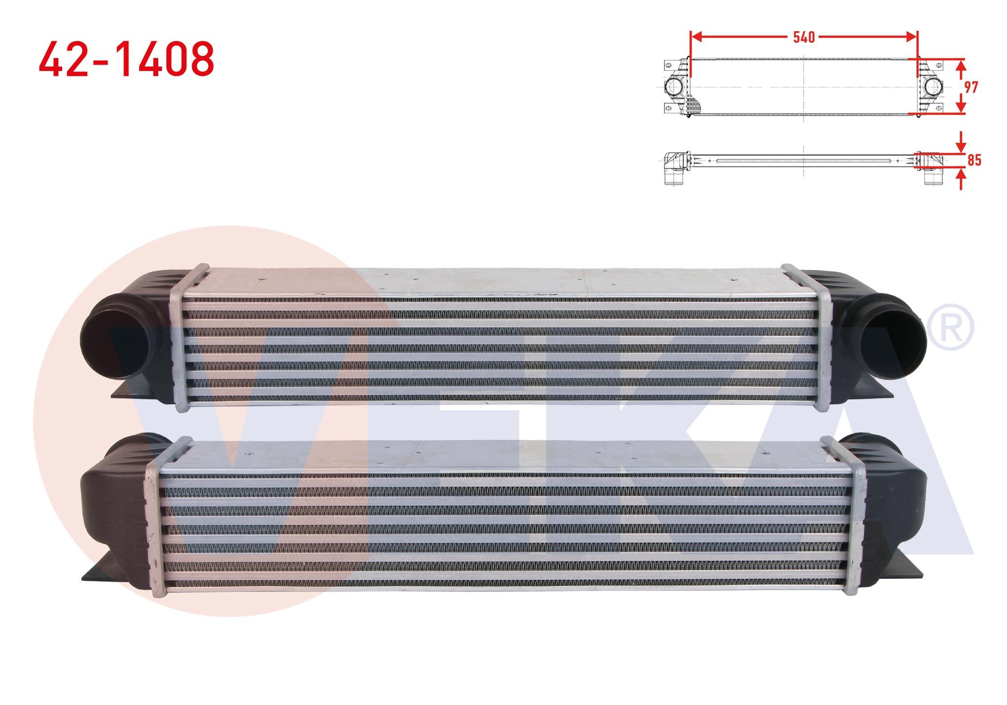 TURBO RADYATORU (INTERCOOLER) BMW 5 SERISI (E39) 520 D M-T - 525 D - 530 D 1995-2003/ 7 SERISI (E38) 730 D - 740 D 1994-2001