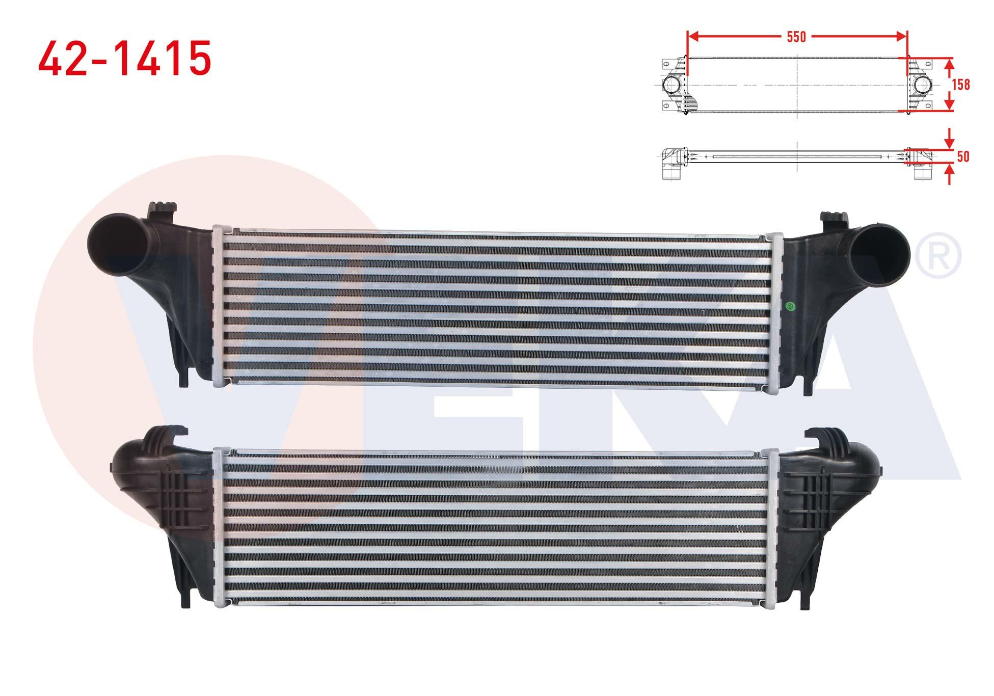 TURBO RADYATORU (INTERCOOLER) BMW X5 (E53) 3.0 D 2000-2007
