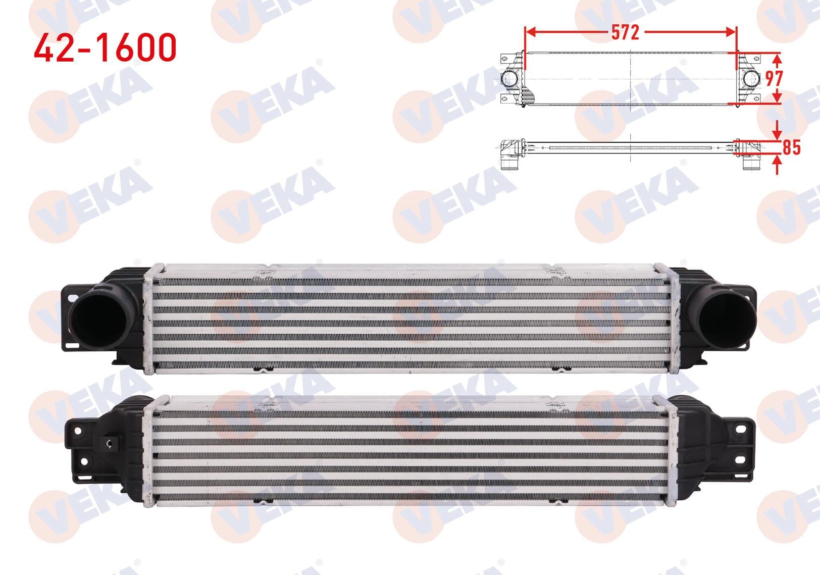 TURBO RADYATORU (INTERCOOLER) CHEVROLET CAPTIVA (C100) 2.0 D 4X4 2006-2012