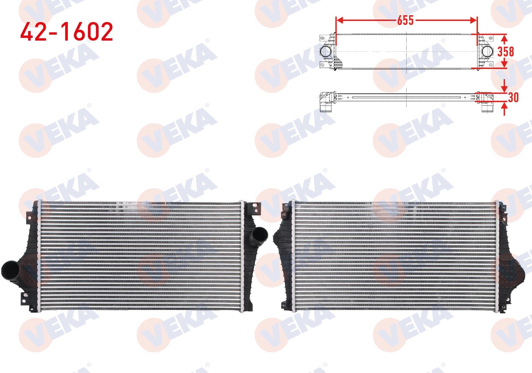 TURBO RADYATORU (INTERCOOLER) CHEVROLET EPICA 2.0 D 150 hp 2007-2011