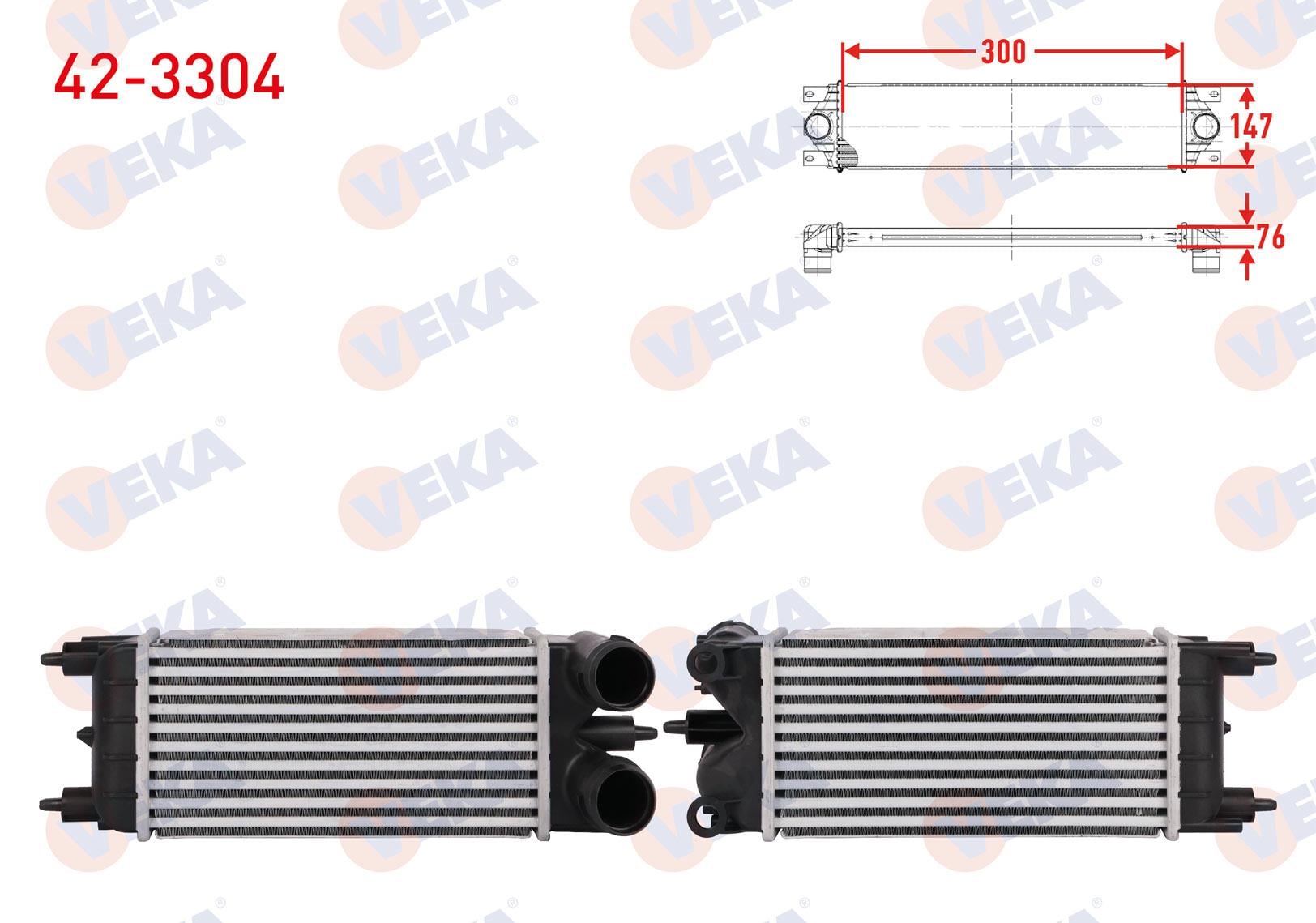 TURBO RADYATORU (INTERCOOLER) CITROEN C5 III (RD) 1.6 HDI 2008-2015