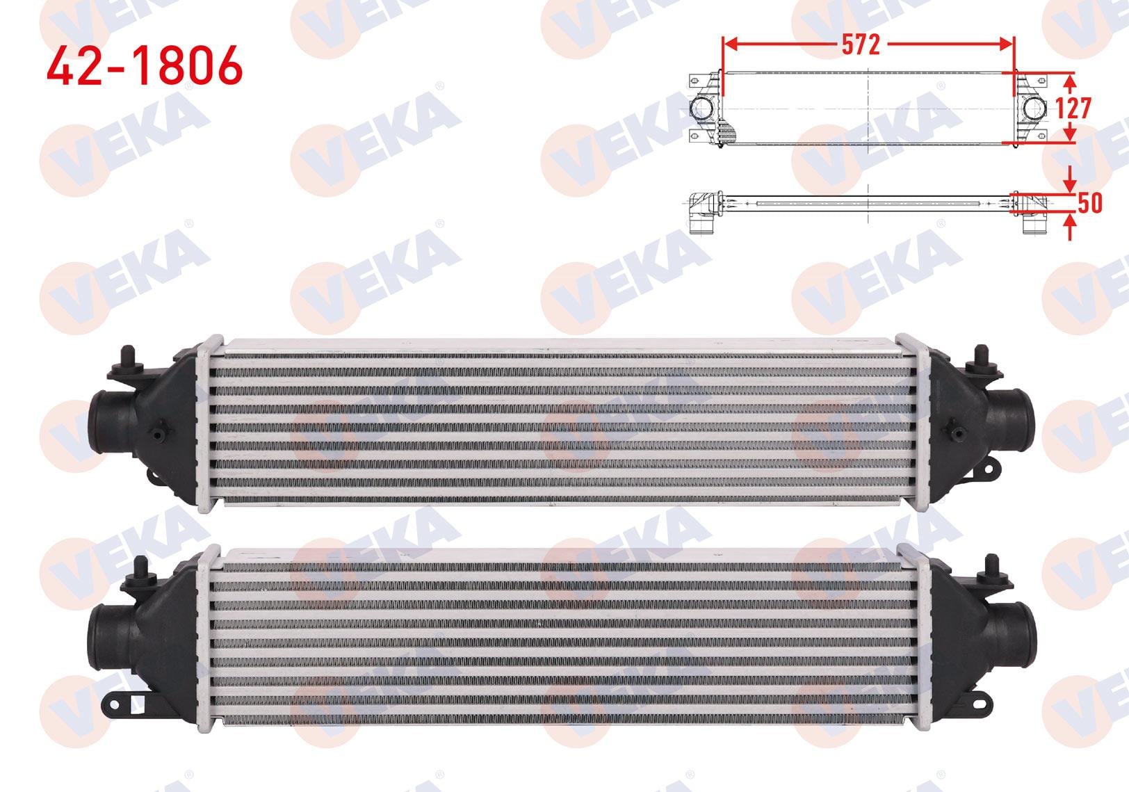 TURBO RADYATORU (INTERCOOLER) FIAT DOBLO (152,263) 1.3 MJT 2010-
