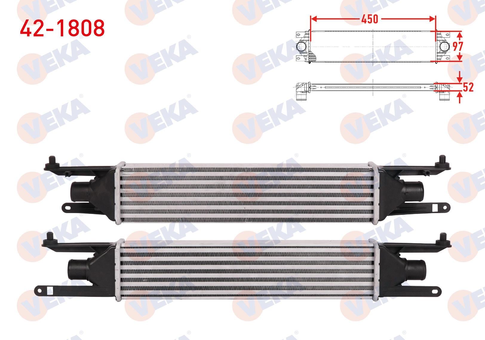 TURBO RADYATORU (INTERCOOLER) FIAT GRANDE PUNTO (199) 1.3 MJT 90 HP 2005-2012