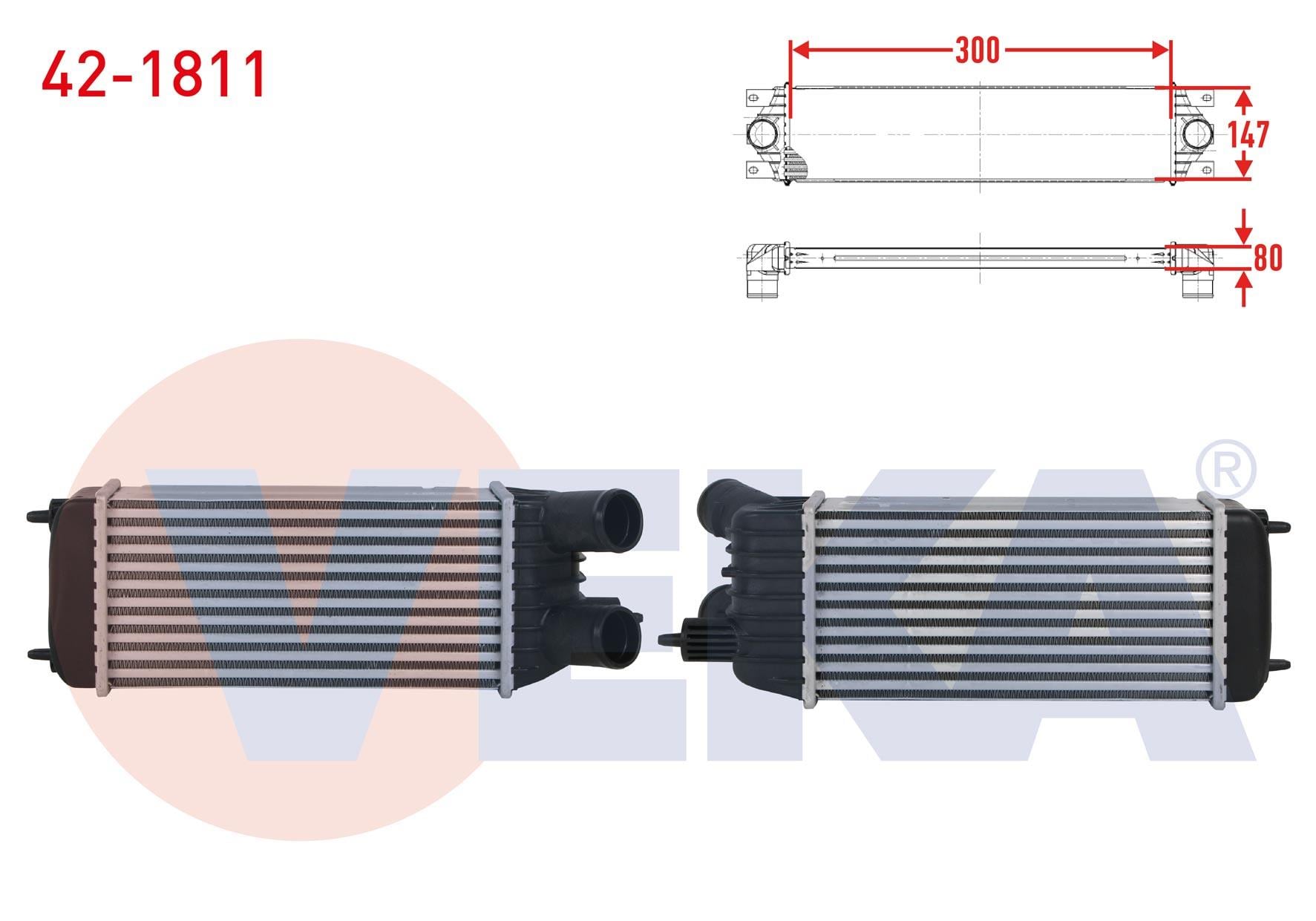 TURBO RADYATORU (INTERCOOLER) FIAT SCUDO (270) 1.6 MJT 2007-