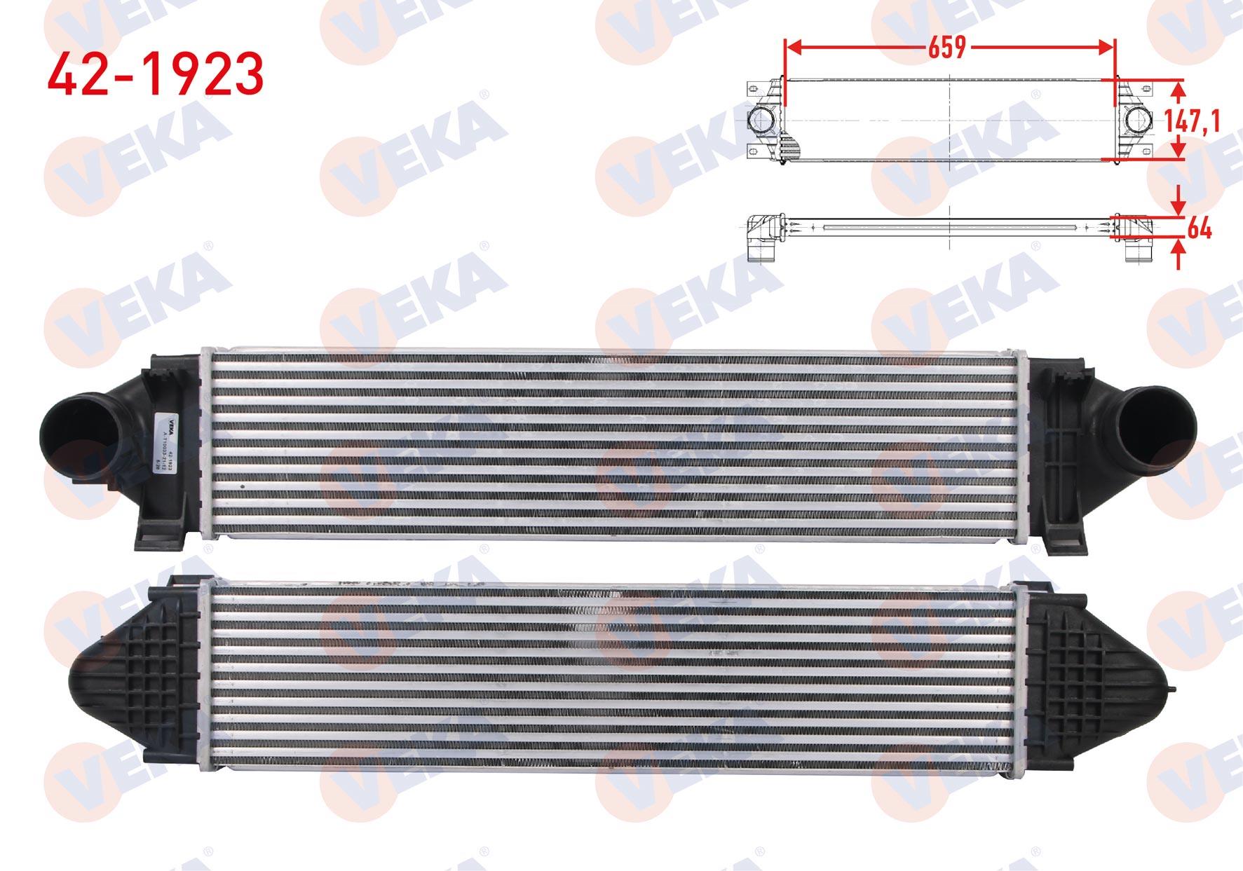 TURBO RADYATORU (INTERCOOLER) FORD C-MAX 1.6 TDCI 90 hp 2007-2010