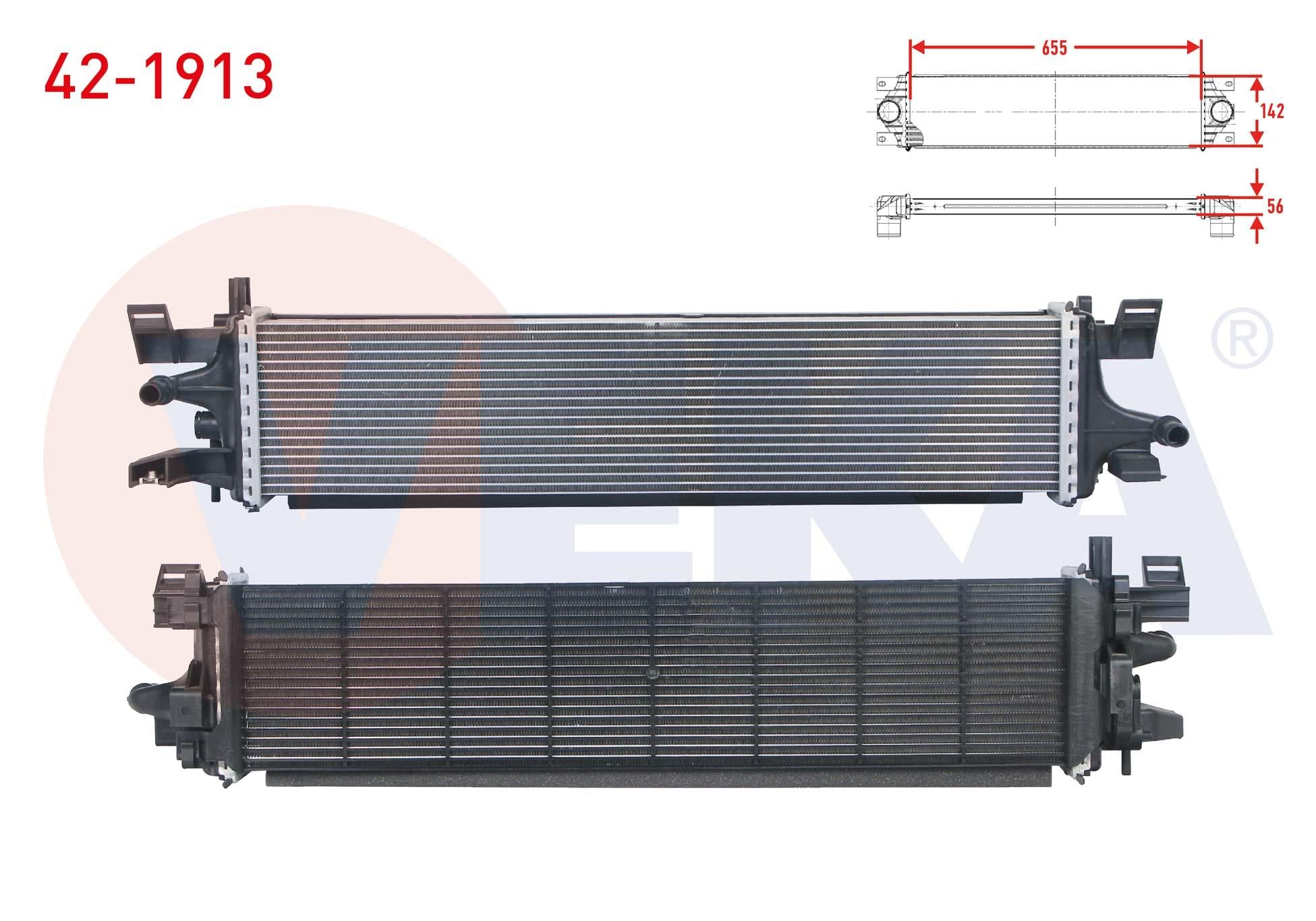 TURBO RADYATORU (INTERCOOLER) FORD C-MAX II 1.5 EcoBoost 2010- / FOCUS III 1.5 EcoBoost 2011-2015 / KUGA II 1.5 EcoBoost 2013-