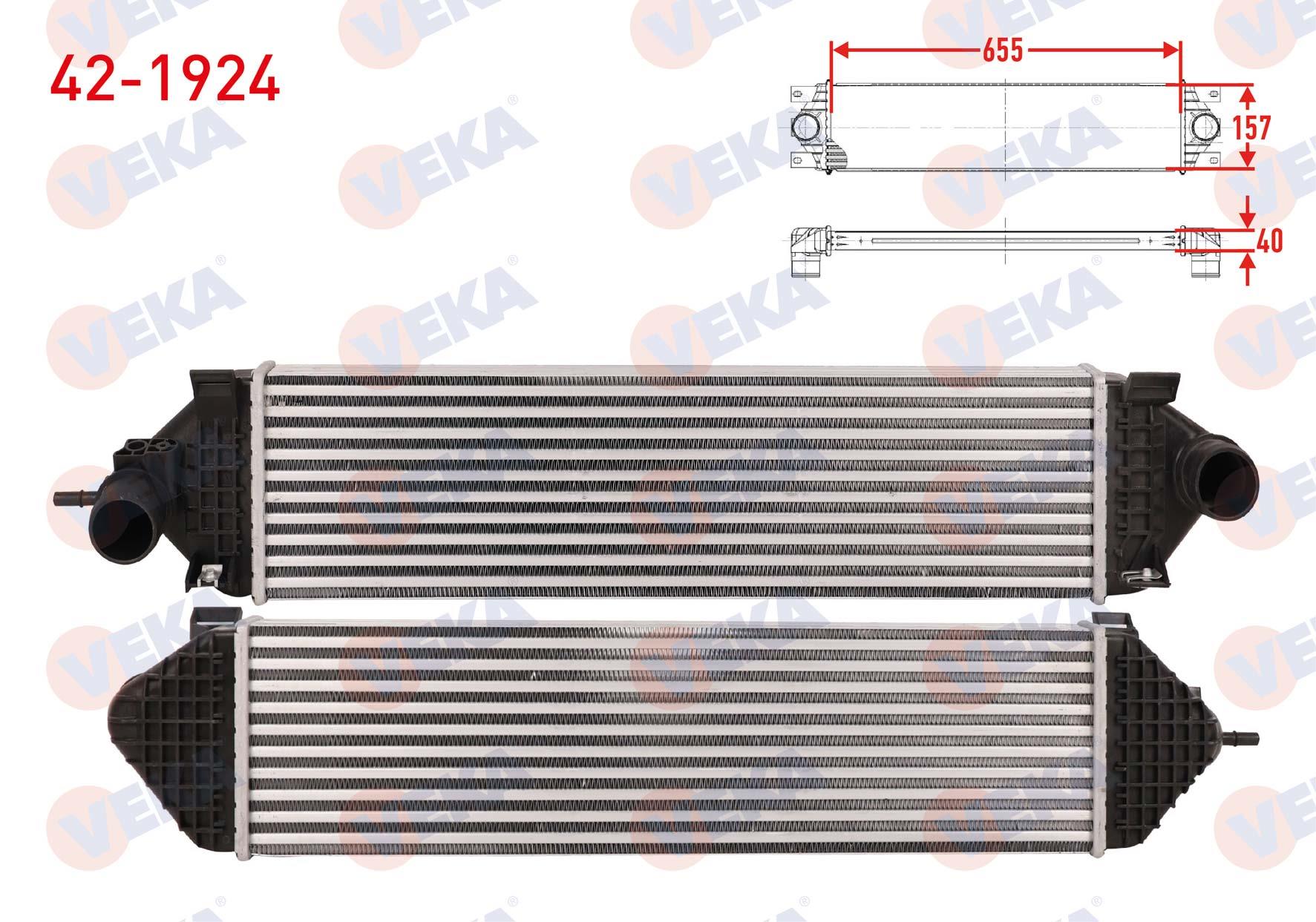 TURBO RADYATORU (INTERCOOLER) FORD C-MAX II 1.6 ECOBOOST 150 hp 2010-