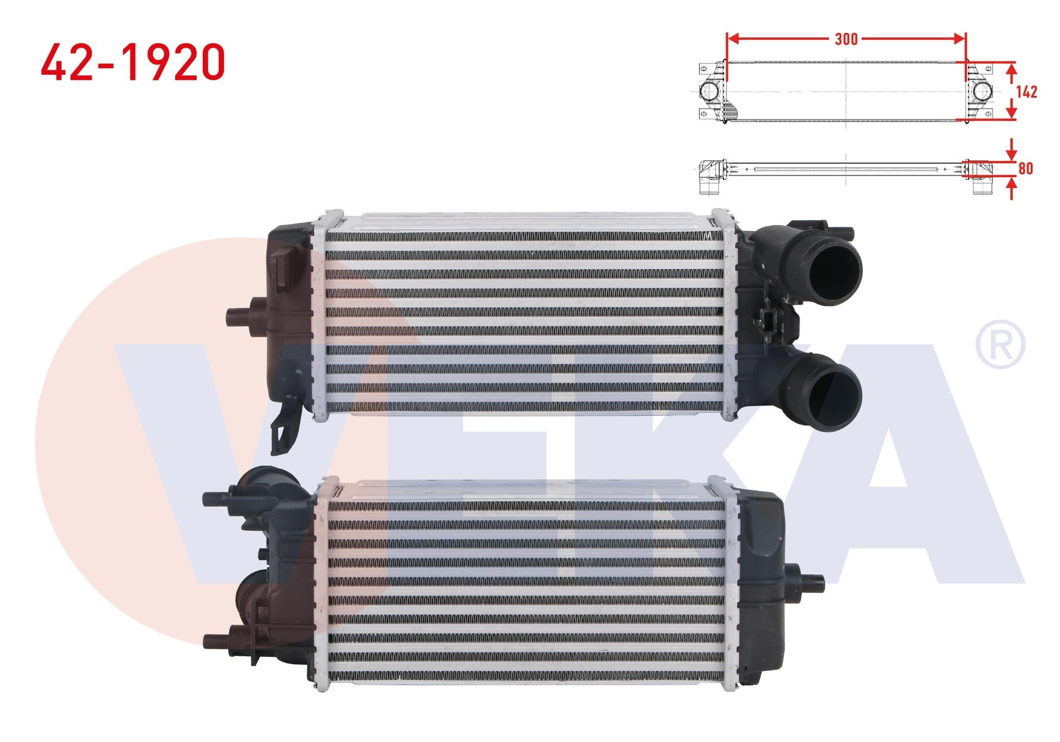 TURBO RADYATORU (INTERCOOLER) FORD FIESTA VII 1.5 TDCi 2017-