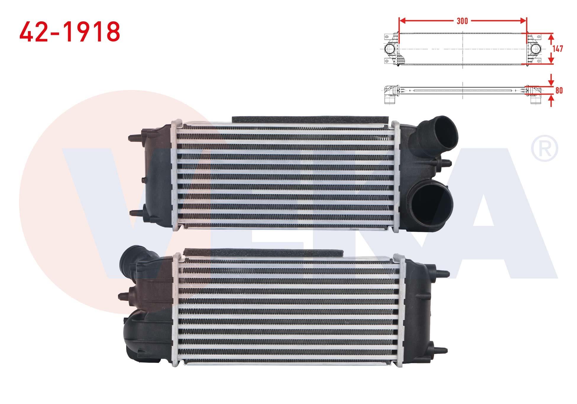TURBO RADYATORU (INTERCOOLER) FORD FIESTA VI 1.6 TDCI 2008-2012