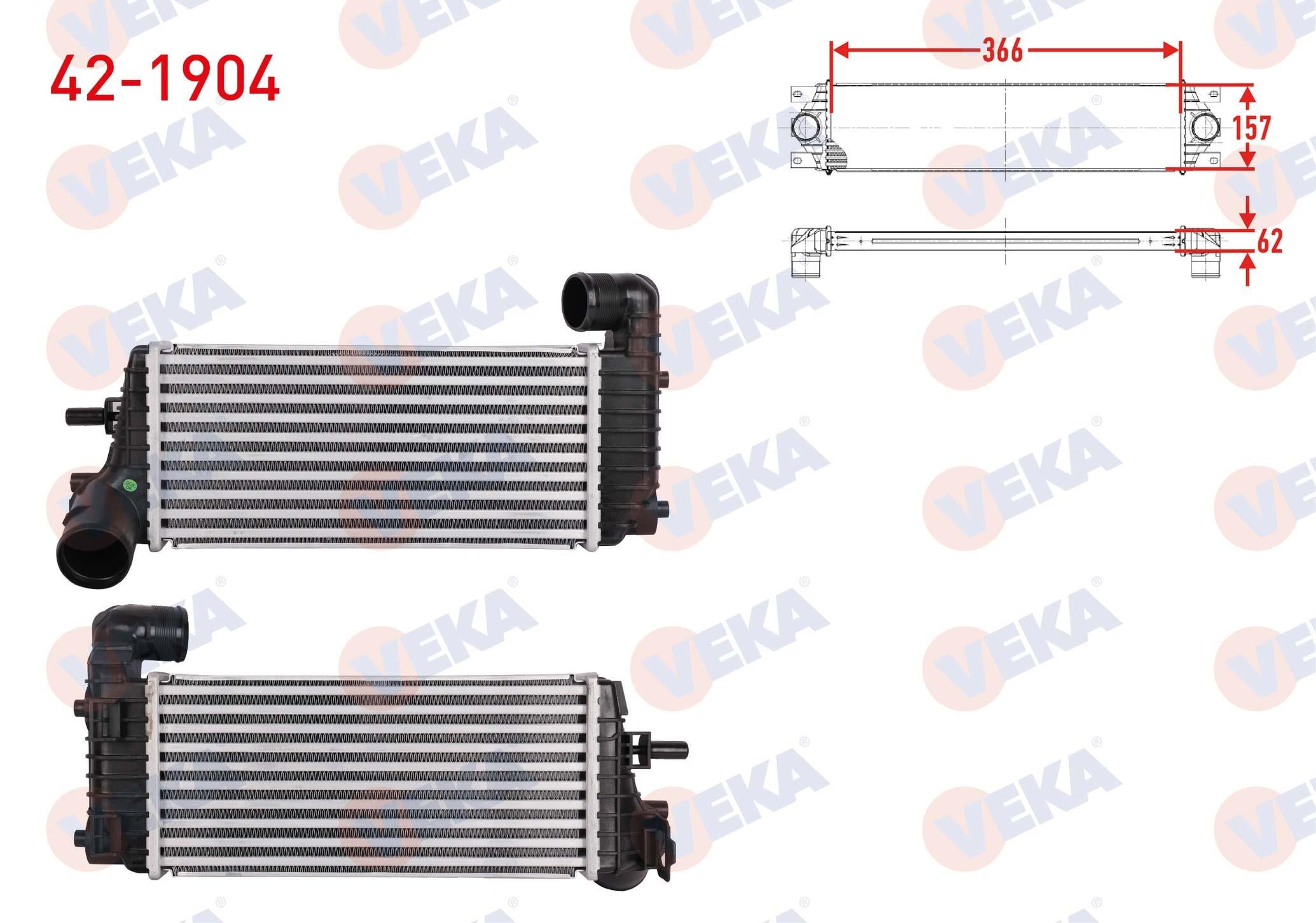 TURBO RADYATORU (INTERCOOLER) FORD FOCUS III 1.5 TDCI 2011-2015