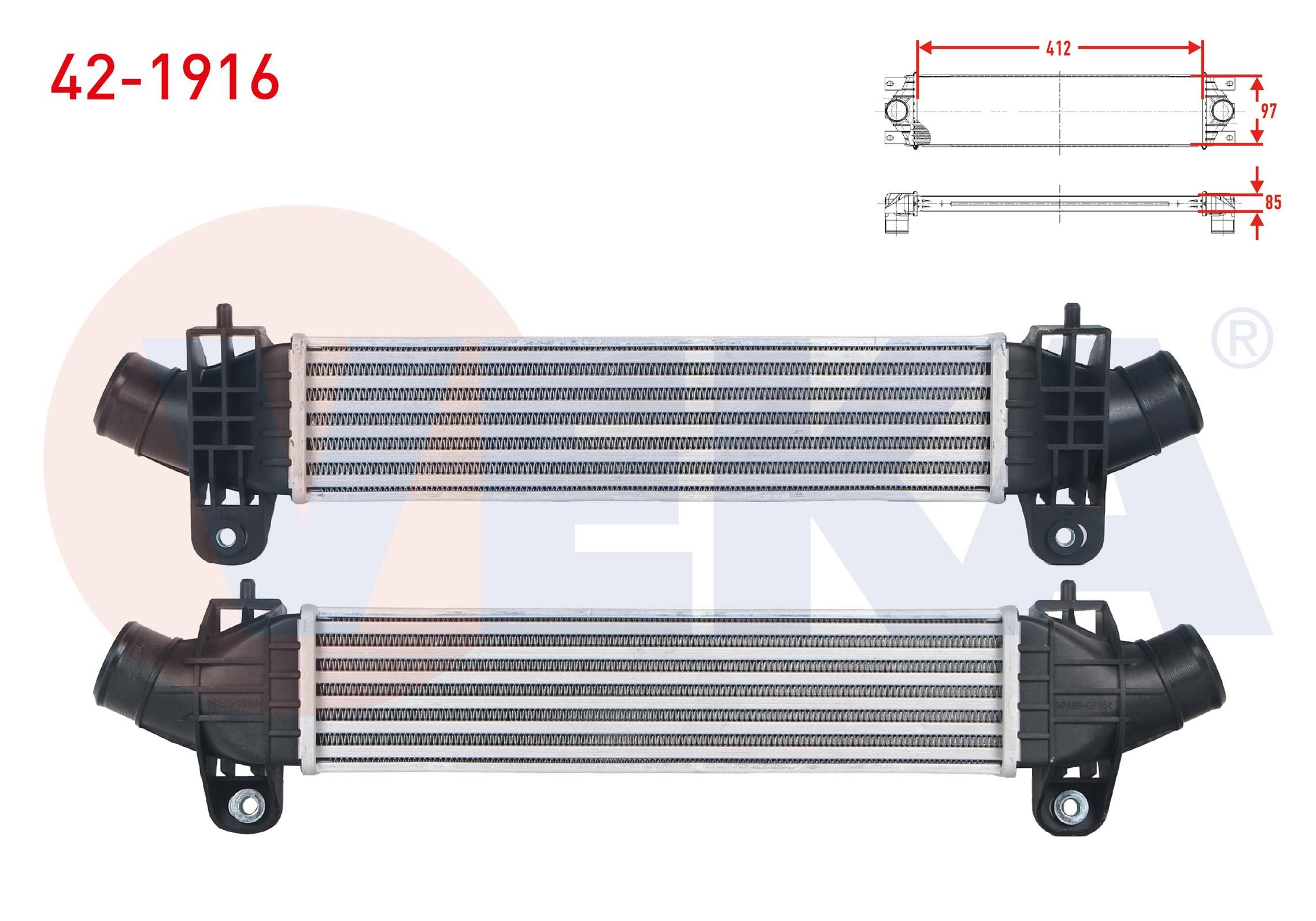TURBO RADYATORU (INTERCOOLER) FORD MONDEO III 2.0 TDCI 2000-2007