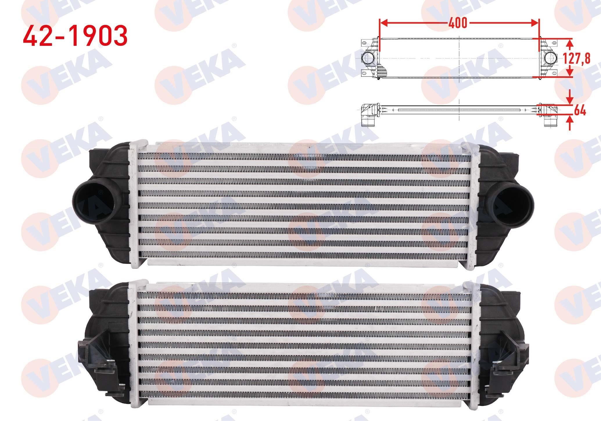 TURBO RADYATORU (INTERCOOLER) FORD TRANSIT CONNECT 1.8 TDCI 2006-2013