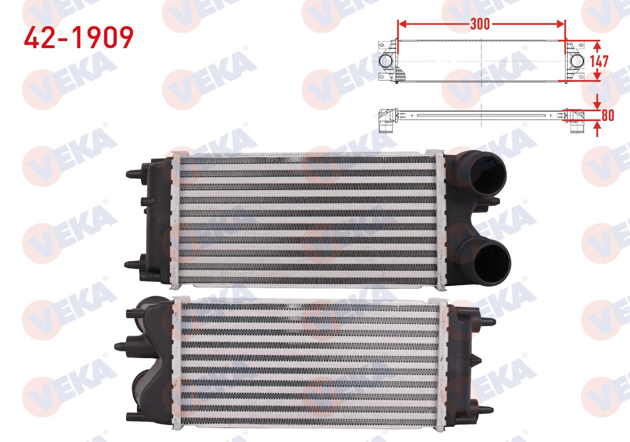 TURBO RADYATORU (INTERCOOLER) FORD TRANSIT COURIER 1.5 TDCI 2014-