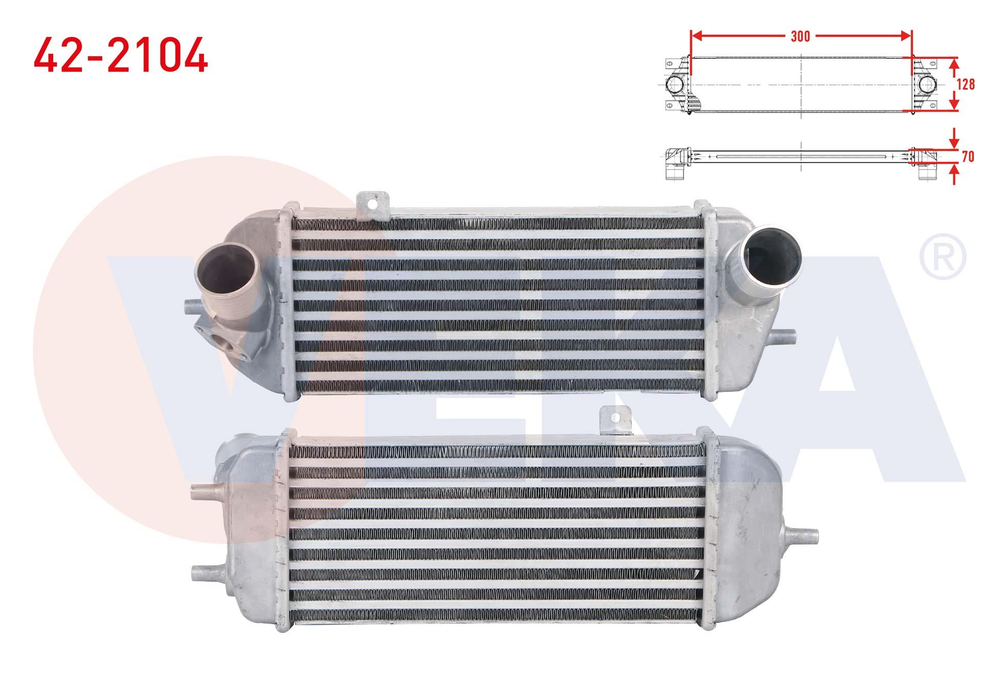 TURBO RADYATORU (INTERCOOLER) HYUNDAI I20 1.4 CRDI 2008-2012/ IX20 1.4 CRDI 2010-/ KIA SOUL 1.6 CRDI 2009-/ KIA VENGA 1.4 CRDI - 1.6 CRDI 2010-