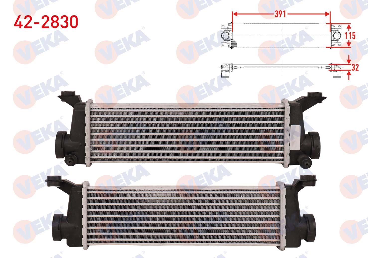 TURBO RADYATORU (INTERCOOLER) MERCEDES A-SERISI (W168) A 160 CDI 75 hp 2001-2004