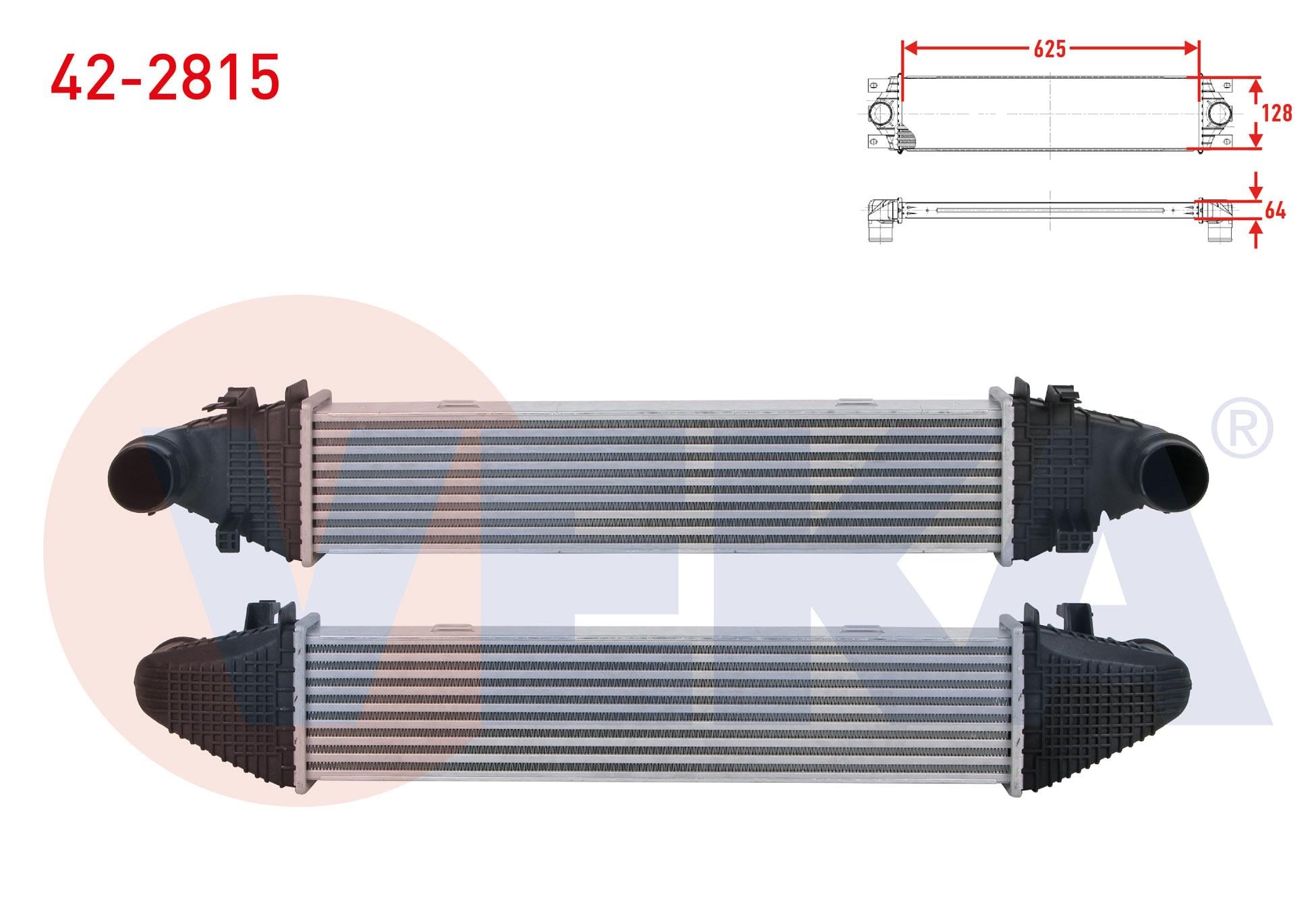 TURBO RADYATORU (INTERCOOLER) MERCEDES C SERISI (W204) C 250 - E 200 CDI - E 250 CGI 2007-2014/ SLK (R172) 200 - 250 2011-