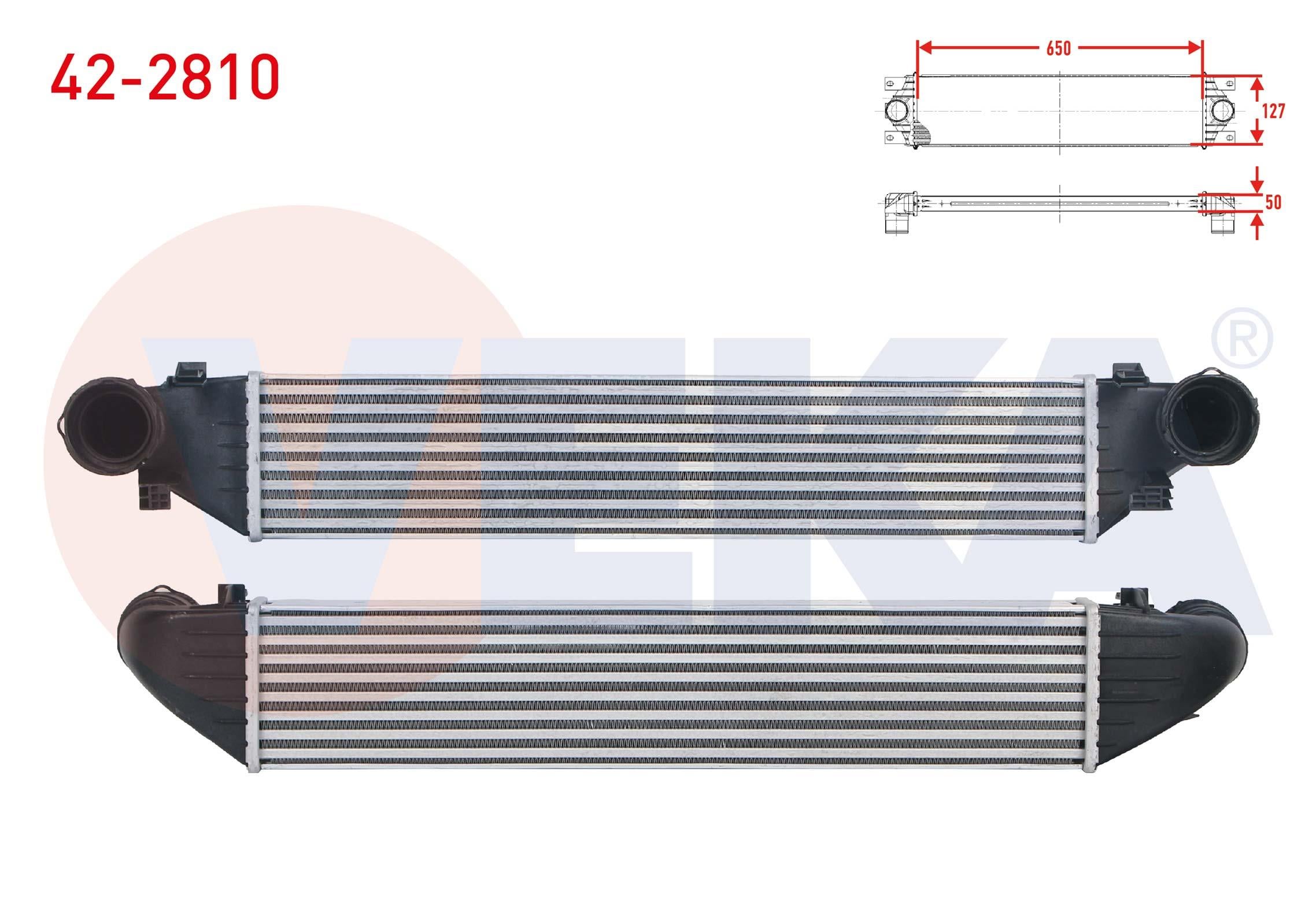 TURBO RADYATORU (INTERCOOLER) MERCEDES C SERISI (W203) C180 - C200 - C200 CDI - C220 CDI - C230 - C270 CDI 2000-2006/ CLK (C209) 200 - 270 CDI 2002-2009/ SLK (R171) 200 2004-2011