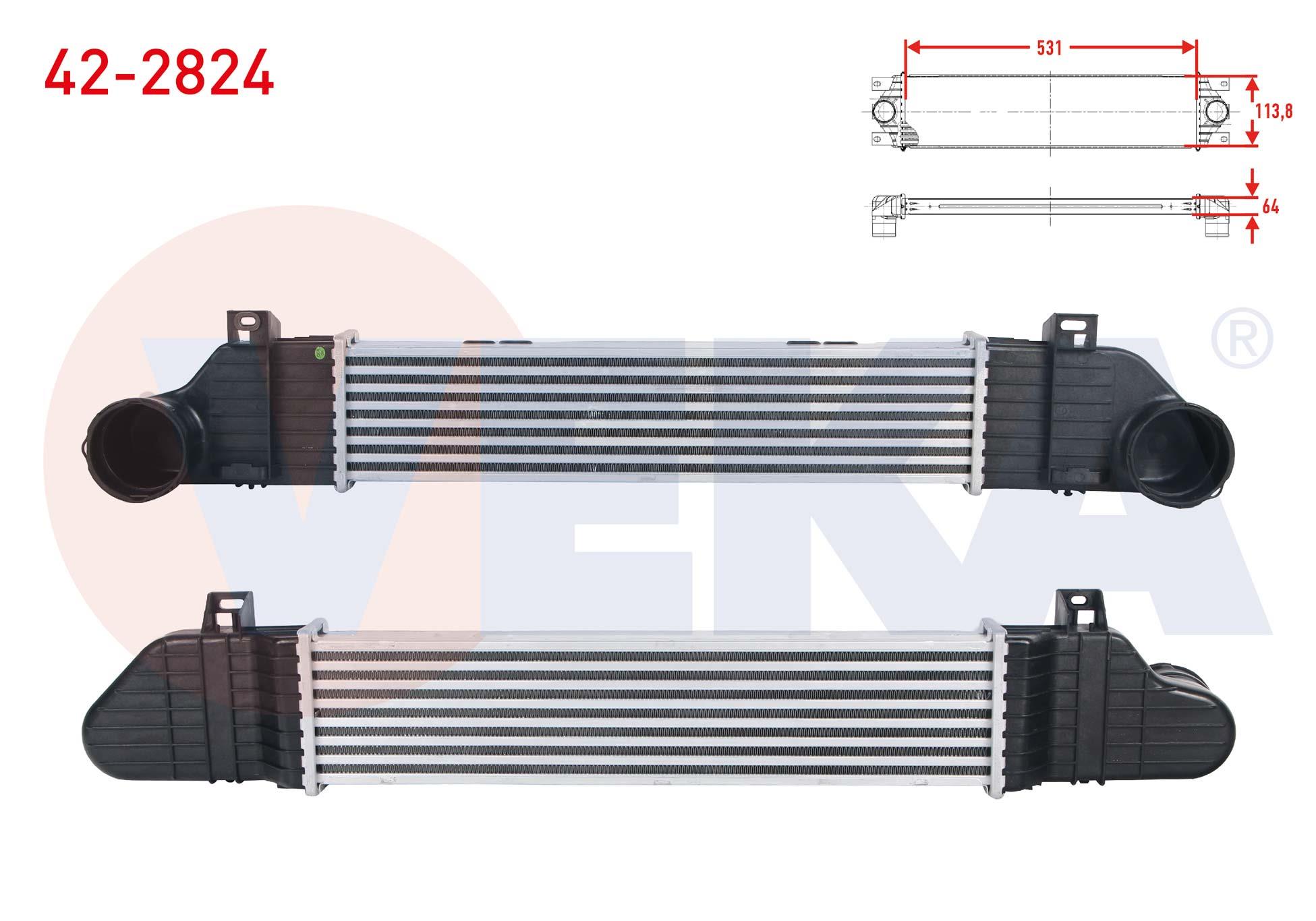 TURBO RADYATORU (INTERCOOLER) MERCEDES S SERISI (W220) S 320 CDI A-T 1998-2005