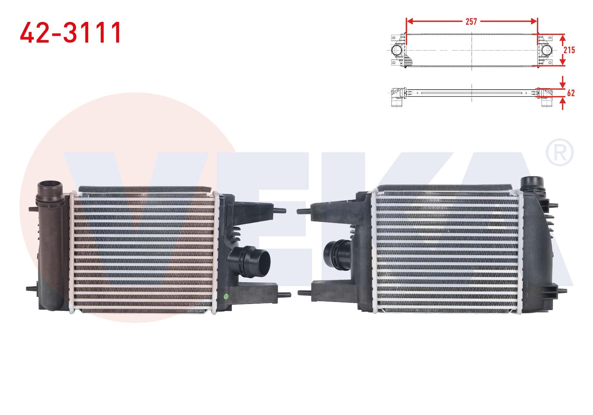 TURBO RADYATORU (INTERCOOLER) NISSAN JUKE 1.2 DIG-T 2010-