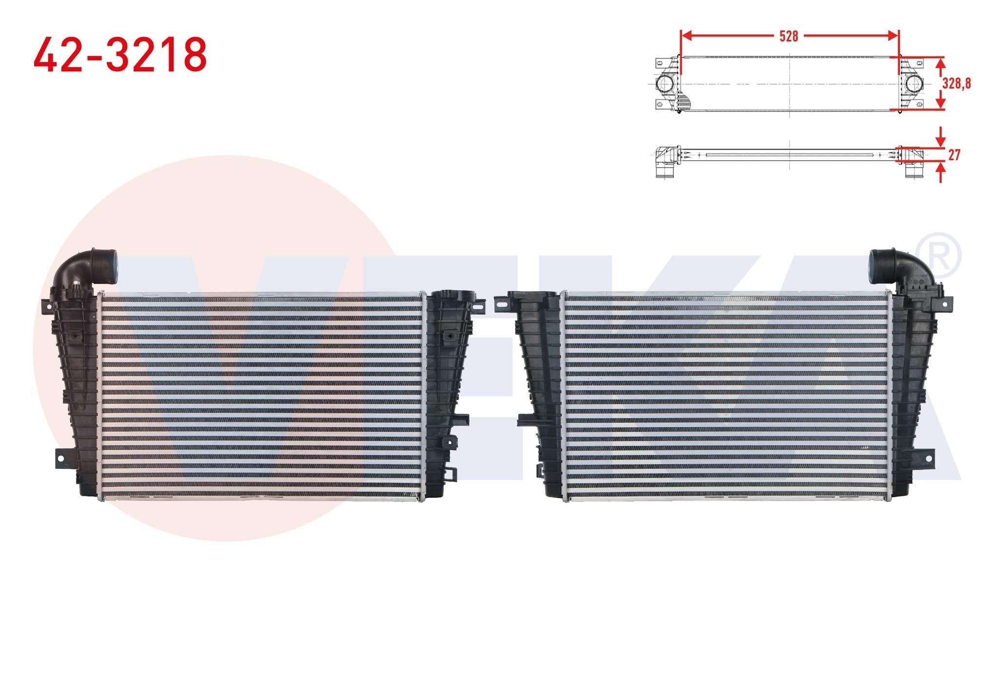 TURBO RADYATORU (INTERCOOLER) OPEL ASTRA H 1.3 CDTI - 1.9 CDTI - 2.0 2004-2010