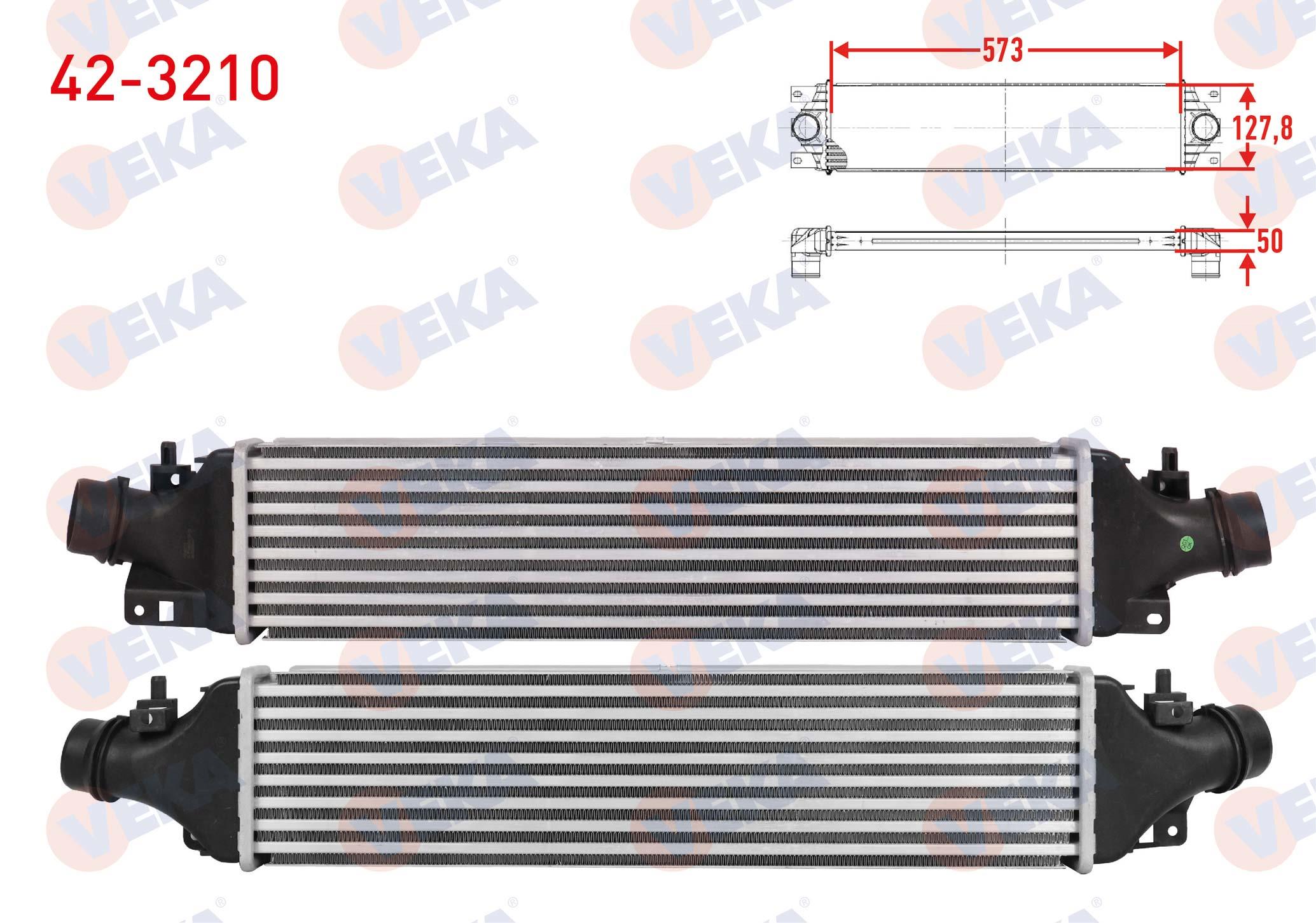 TURBO RADYATORU (INTERCOOLER) OPEL CORSA D 1.4 2006-2014