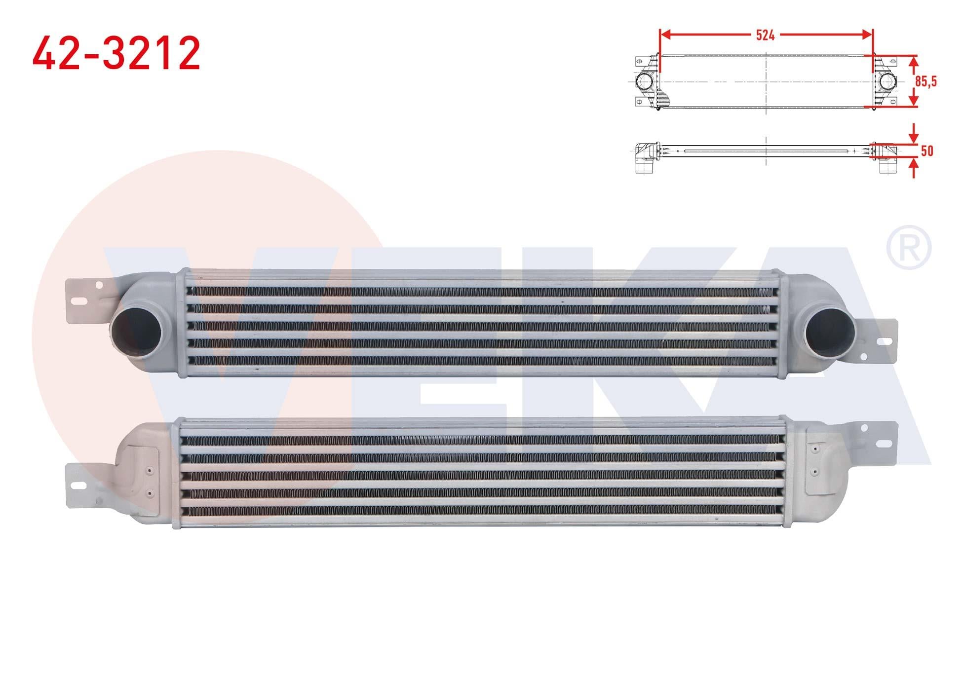 TURBO RADYATORU (INTERCOOLER) OPEL MERIVA A 1.3 CDTI - 1.7 CDTI M-T 2003-2010