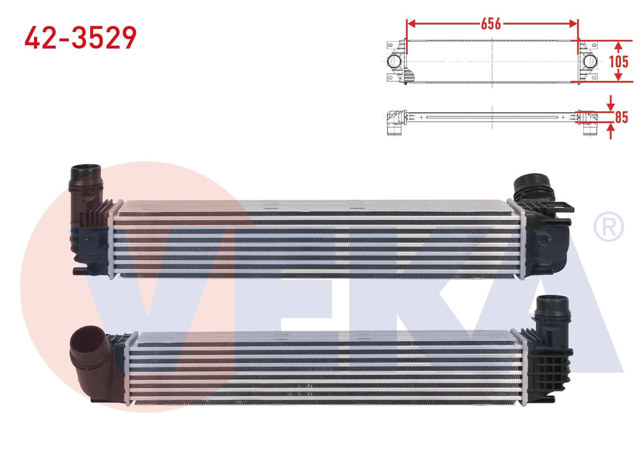 TURBO RADYATORU (INTERCOOLER) RENAULT FLUENCE 1.6 DCI 130 hp 2014-
