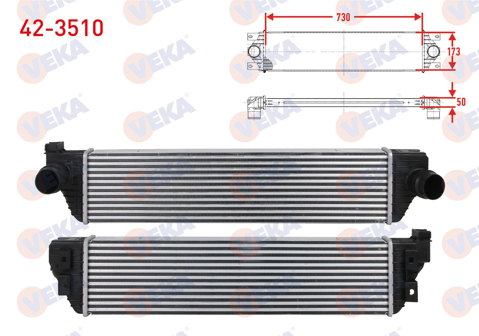 TURBO RADYATORU (INTERCOOLER) RENAULT MASTER III (FV) 2.3 DCI 2010-