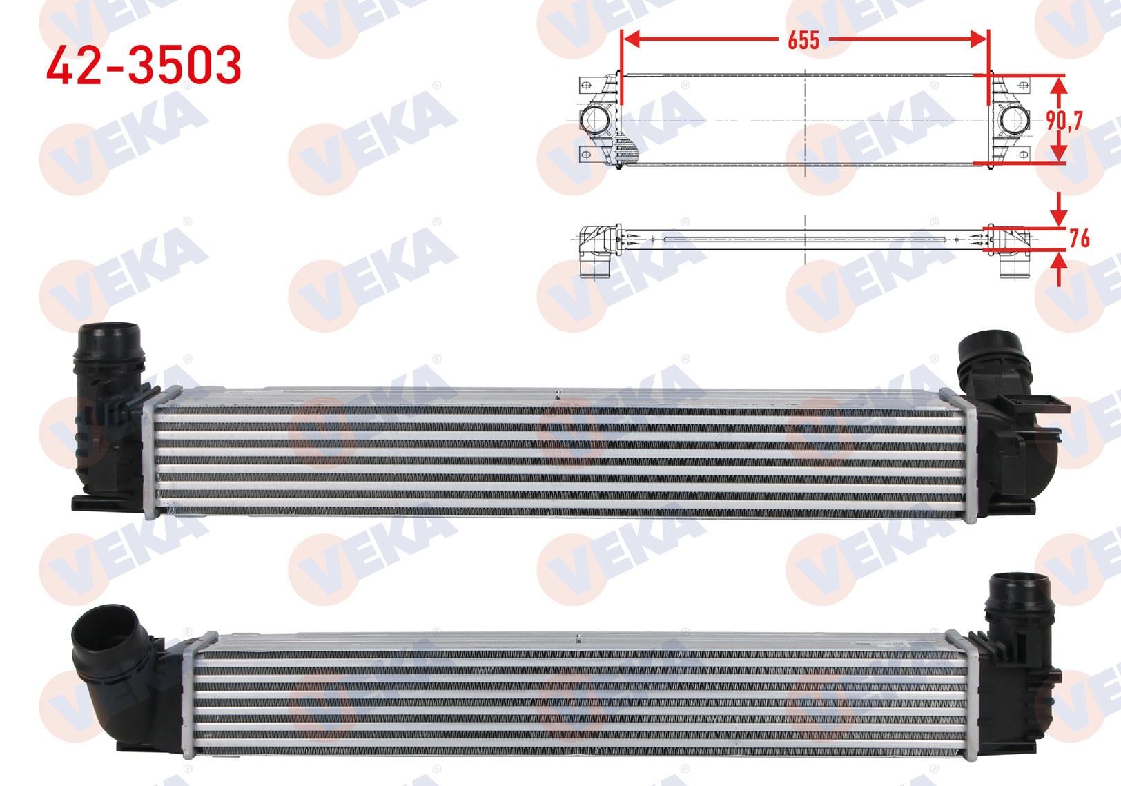 TURBO RADYATORU (INTERCOOLER) RENAULT MEGANE III (KZ0/1) 1.5 DCI 2008-2015