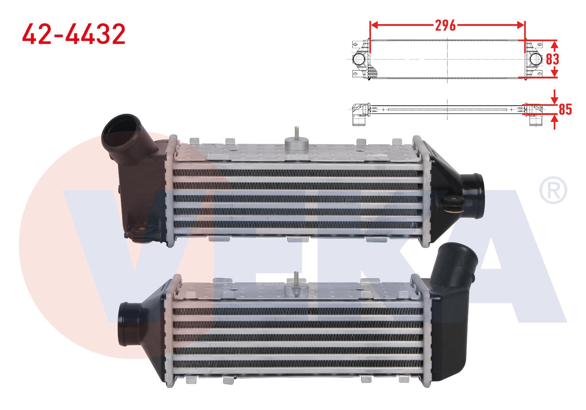 TURBO RADYATORU (INTERCOOLER) SEAT CORDOBA 1.9 TDI 90 hp 1996-2002
